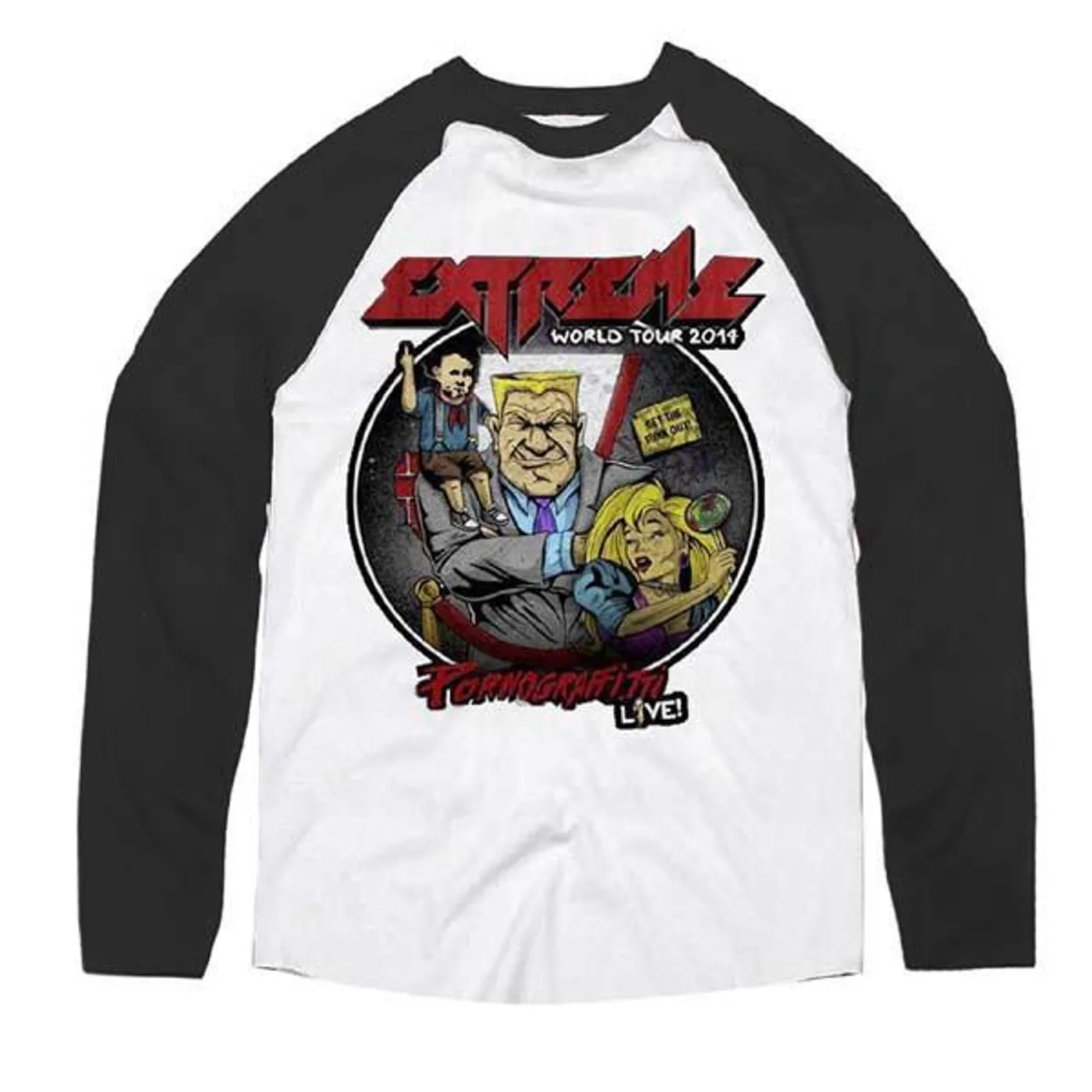 Extreme Porno Graffiti Baseball T-Shirt