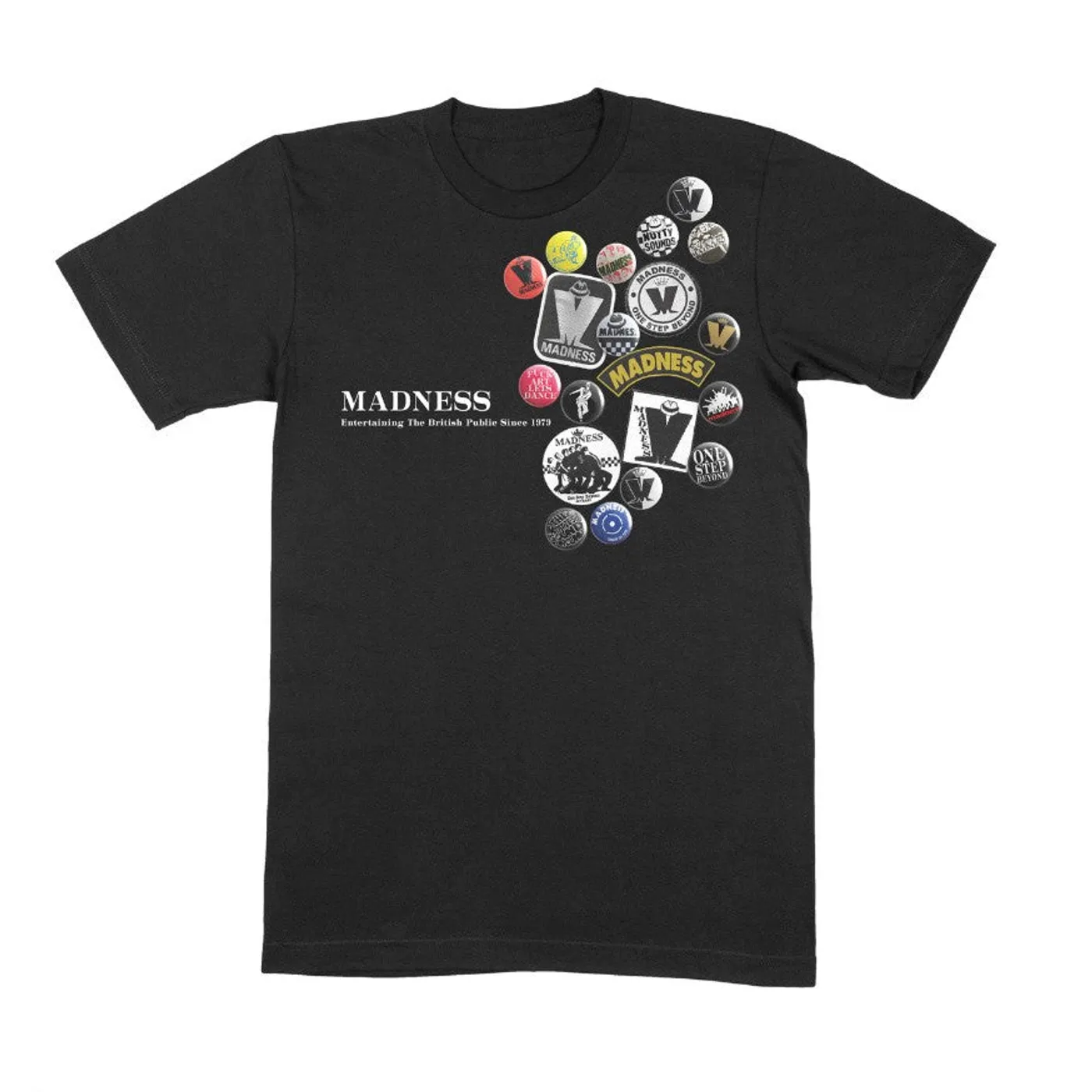 Madness Badge Collector Black T-Shirt