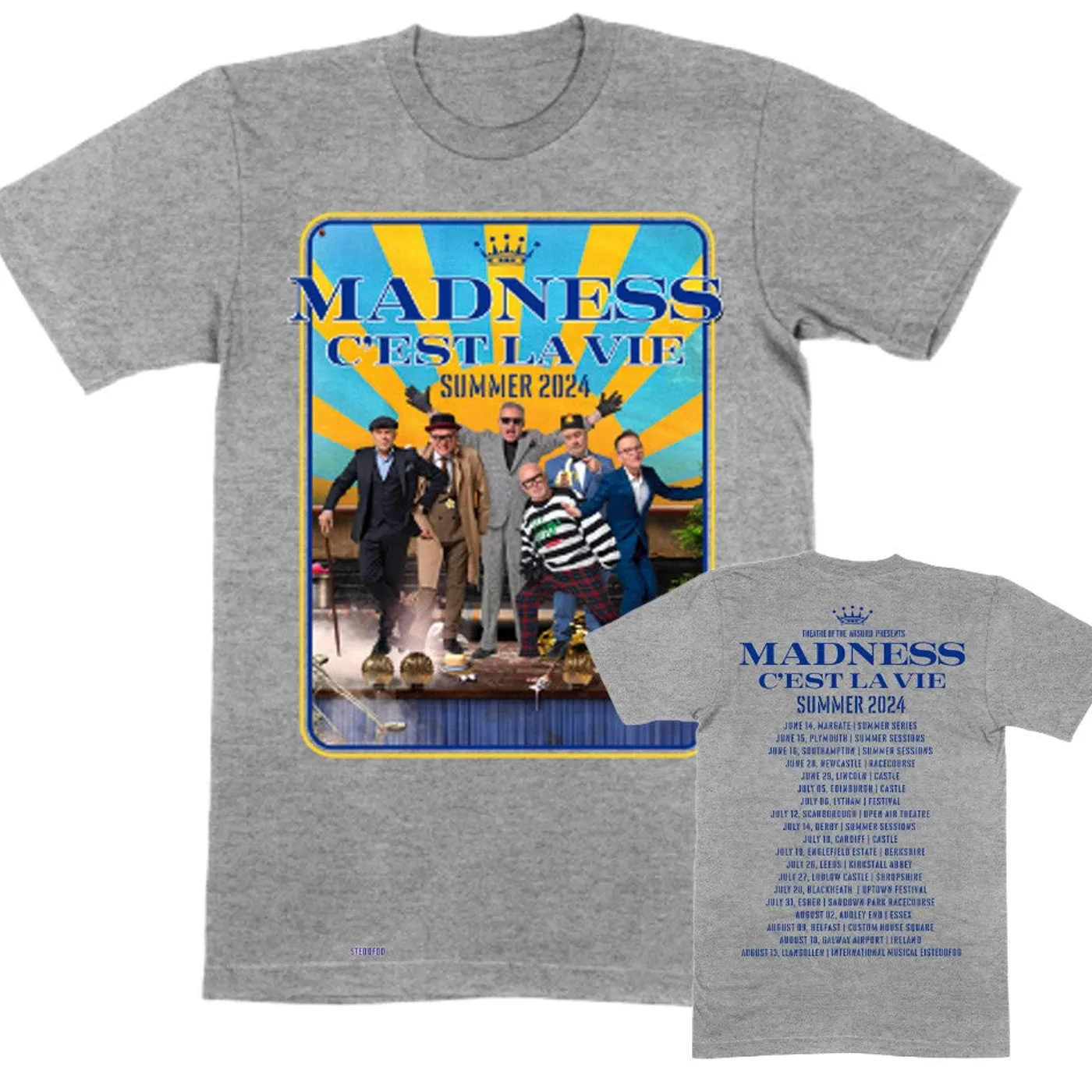 Madness Summer 2024 Tour Grey T-Shirt