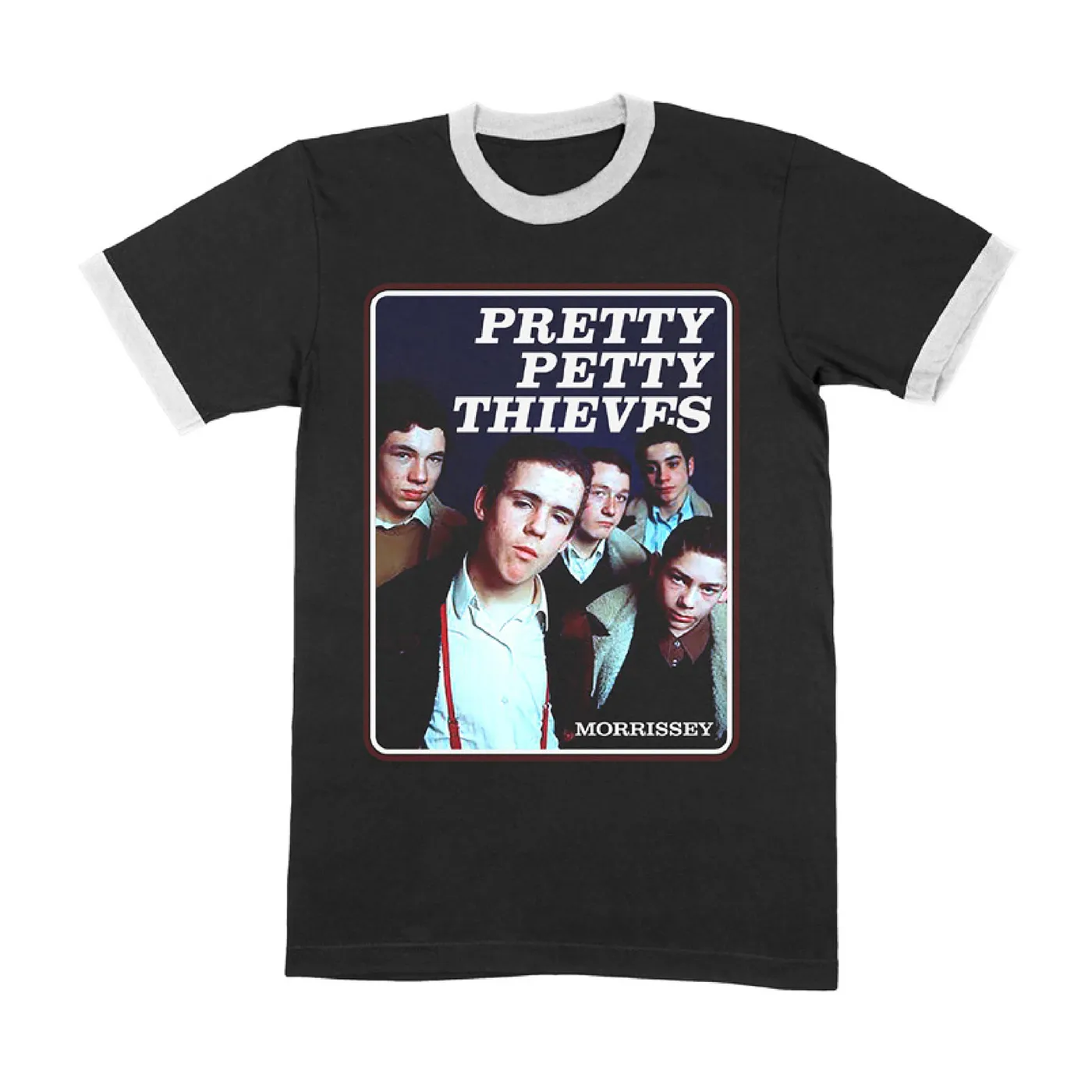 Morrissey Pretty Pretty Thieves Ringer T-Shirt Black