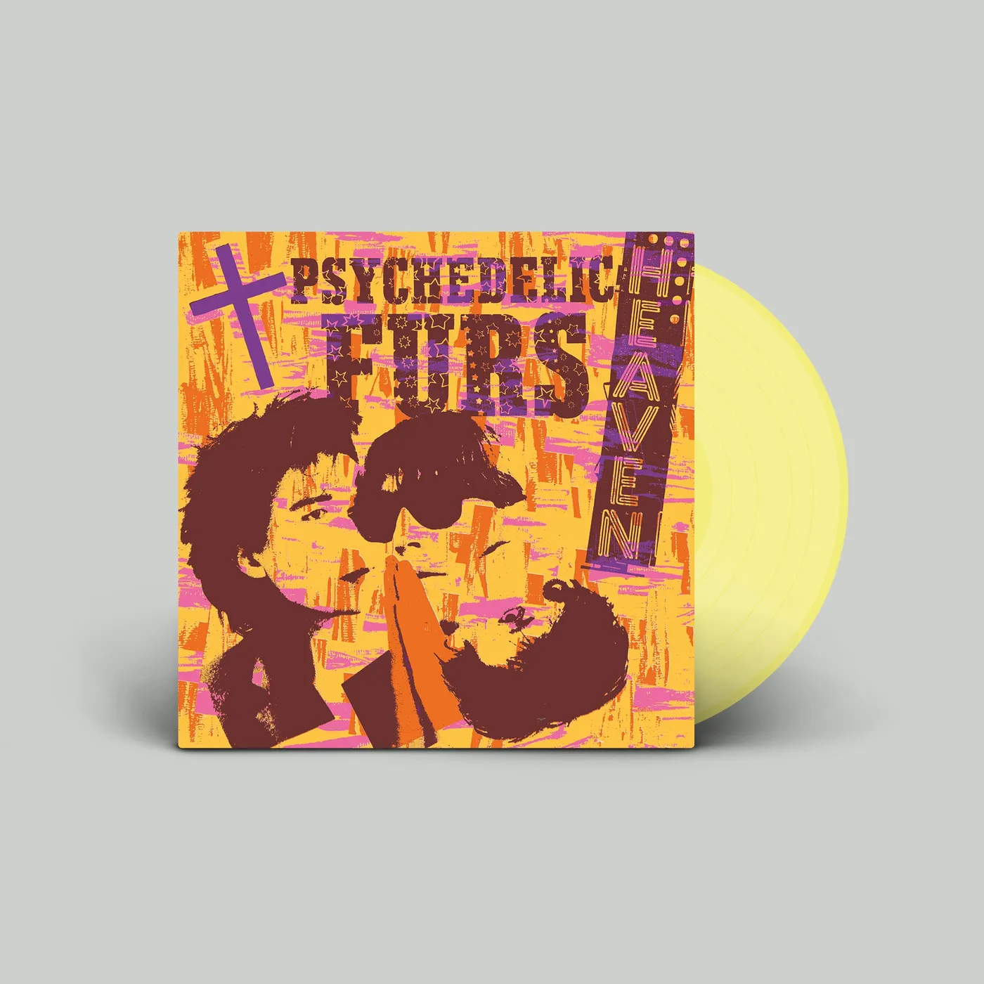 The Psychedelic Furs Heaven / Heartbeat - Pale Yellow Vinyl 7"