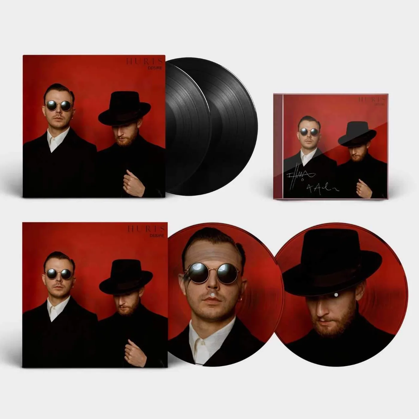 Hurts Desire - Signed CD + LP + Deluxe Picture Disc LP (Vinyl)
