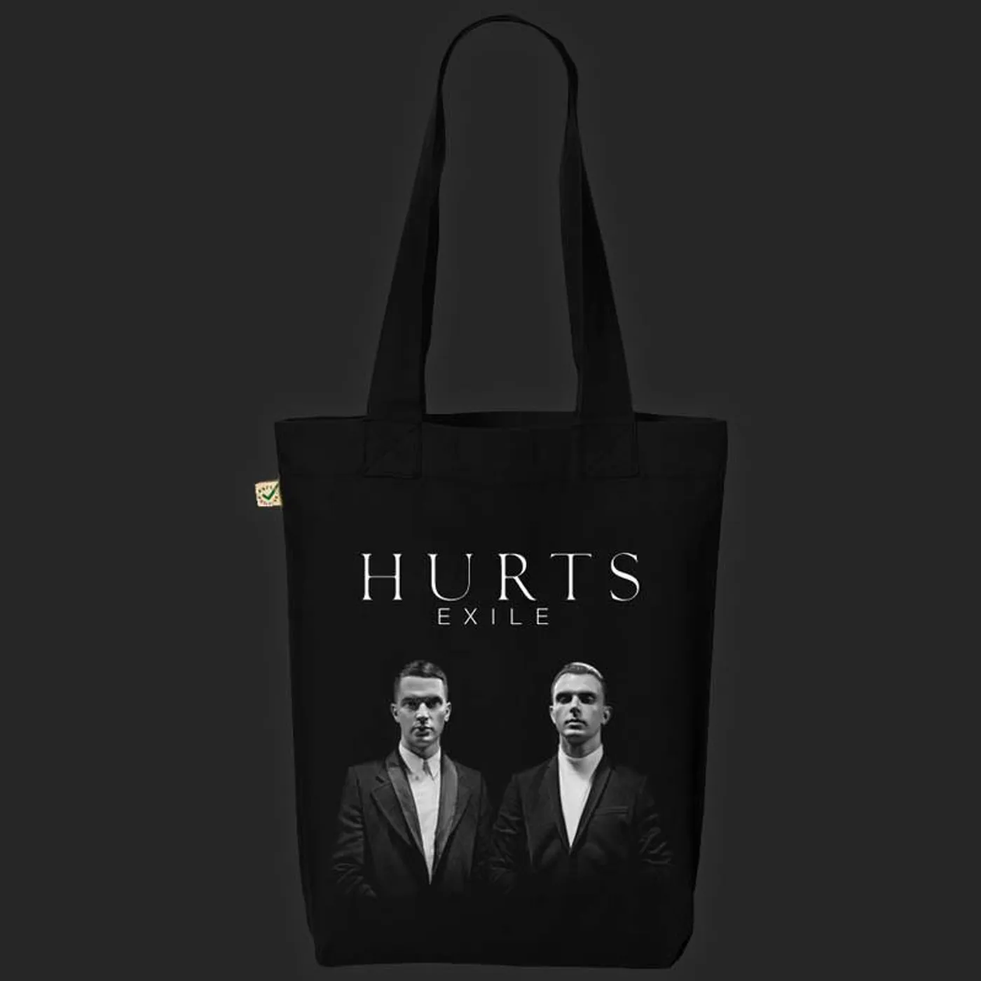Hurts BLACK EXILE TOTE BAG