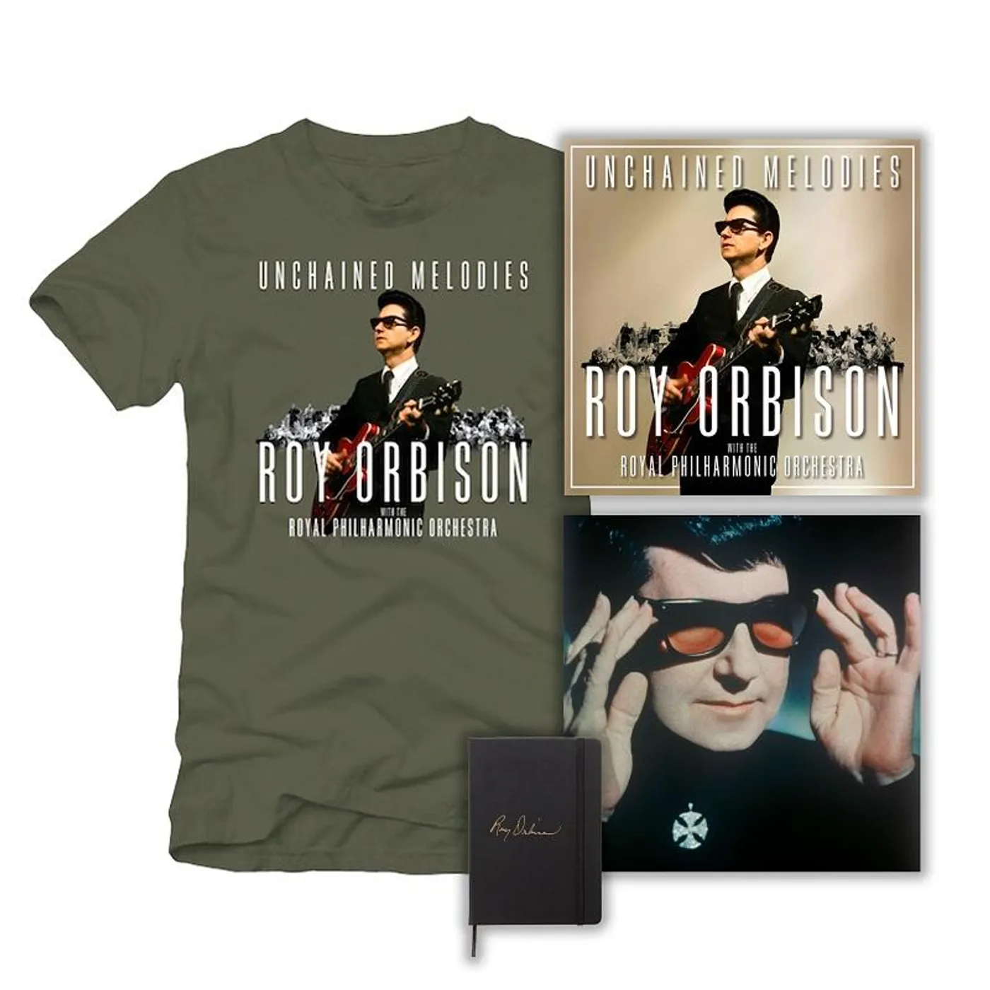 Roy Orbison 2LP + Journal + T-Shirt + Numbered Limited Edition 12" x 12" Print