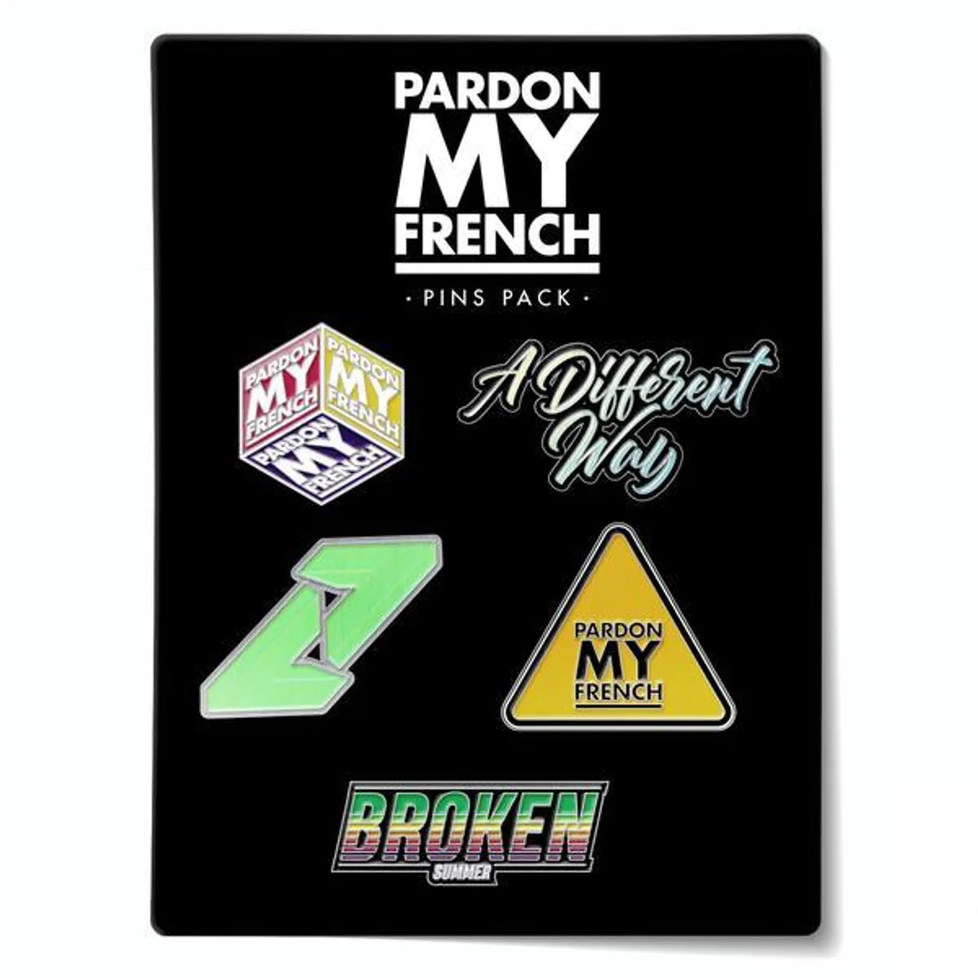 Pardon My French PMF PIN'S PACK (OPTION : PIN'S PACK 2)