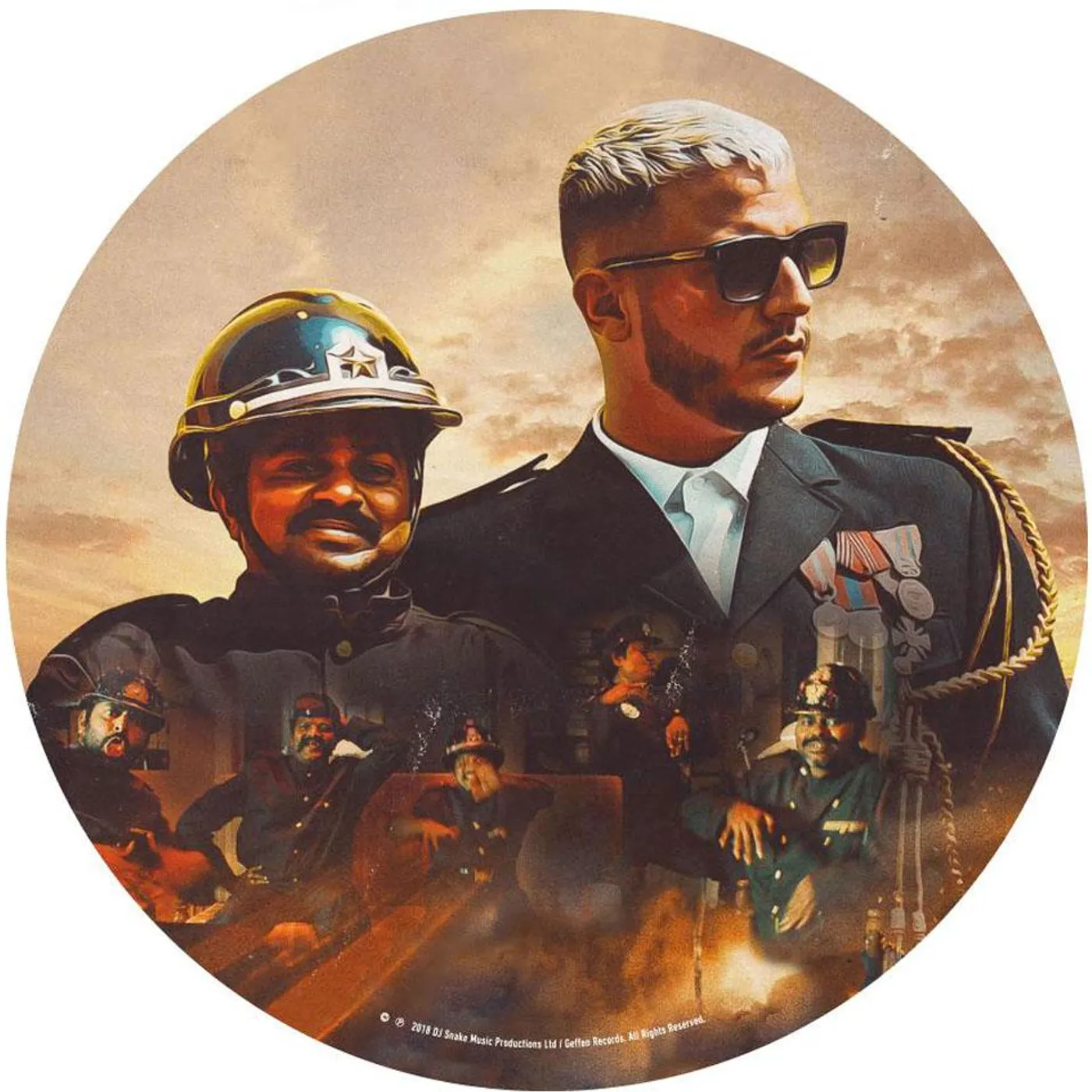 Pardon My French TAKI TAKI / MAGENTA RIDDIM PICTURE VINYL