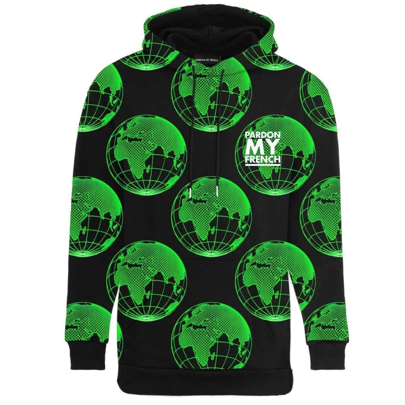 PARDON MY FRENCH WORLD PLANETS HOODIE