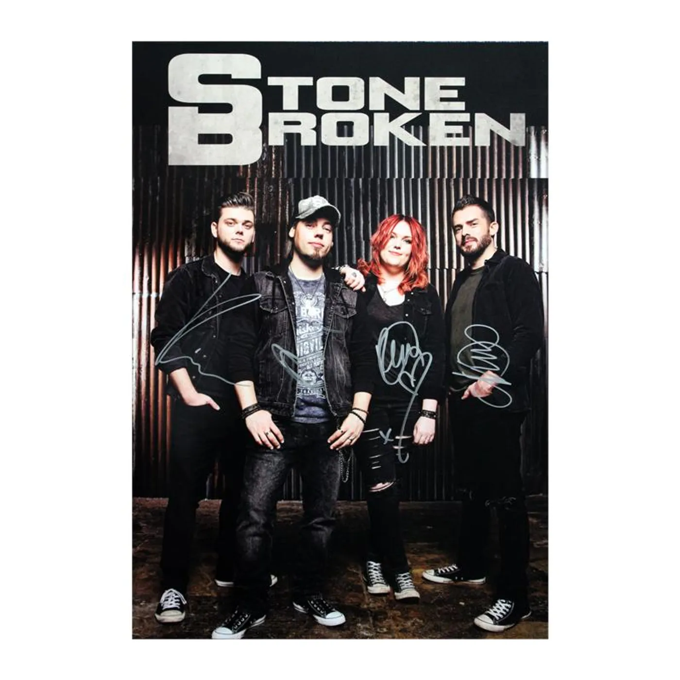 STONE BROKEN SIGNED POSTER
