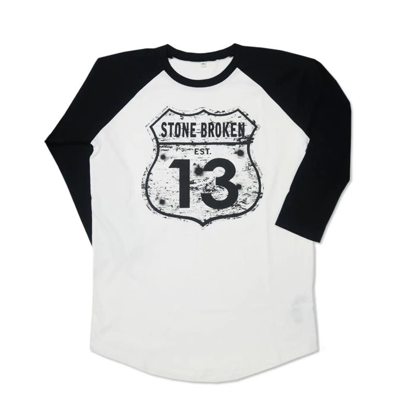 Stone Broken GUNSHOT ROAD SIGN BASEBALL T-SHIRT