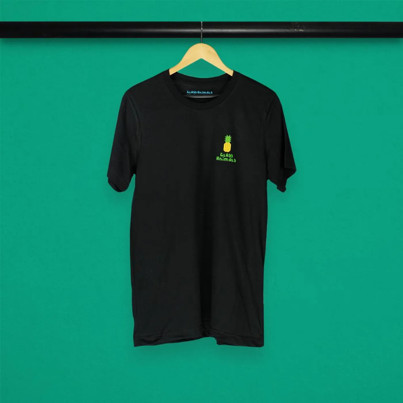 GLASS ANIMALS SMALL PINEAPPLE BLACK TEE