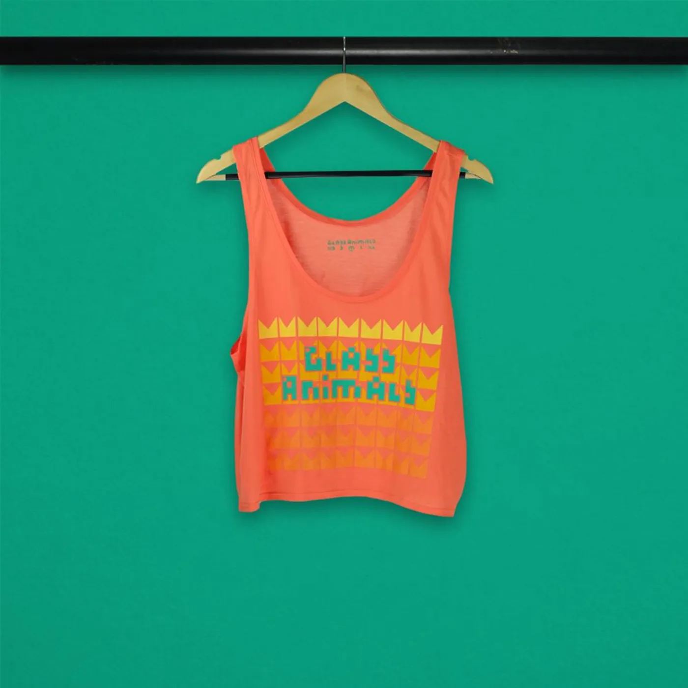 GLASS ANIMALS LOGO LADIES FLOWY CORAL TANK