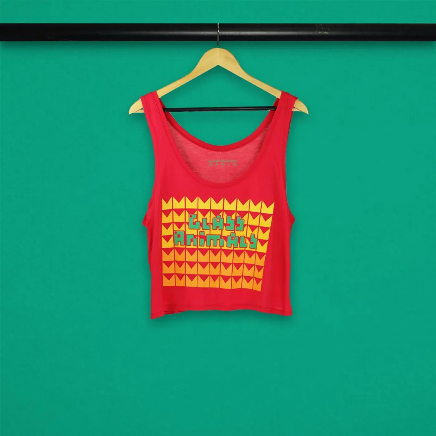 GLASS ANIMALS LOGO LADIES FLOWY RED TANK