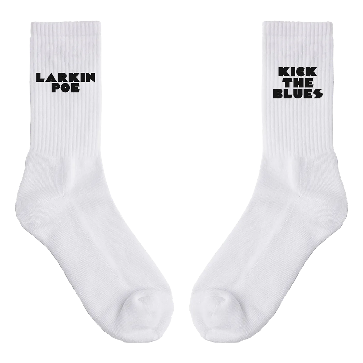 LARKIN POE KICK THE BLUES WHITE SOCKS