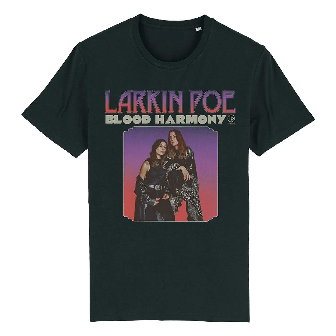 LARKIN POE BLOOD HARMONY BLACK TEE