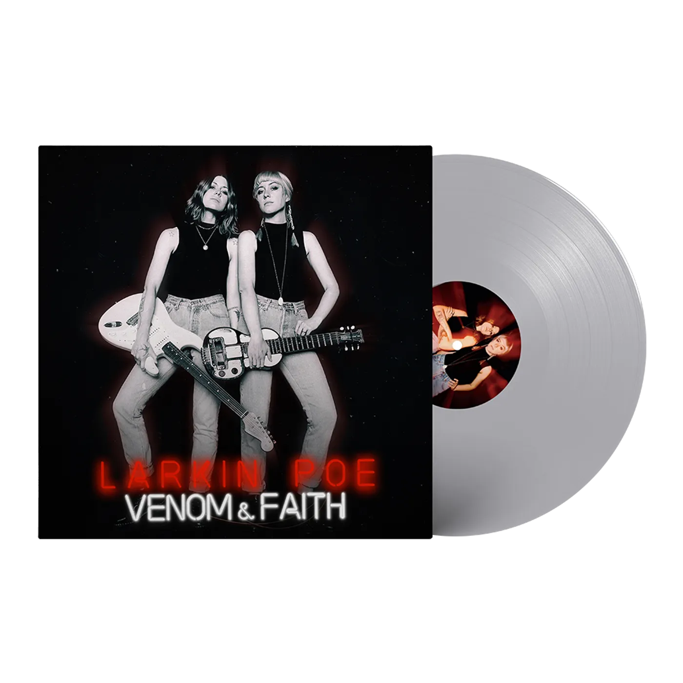 Larkin Poe VENOM & FAITH REISSUE SILVER COLOR VINYL
