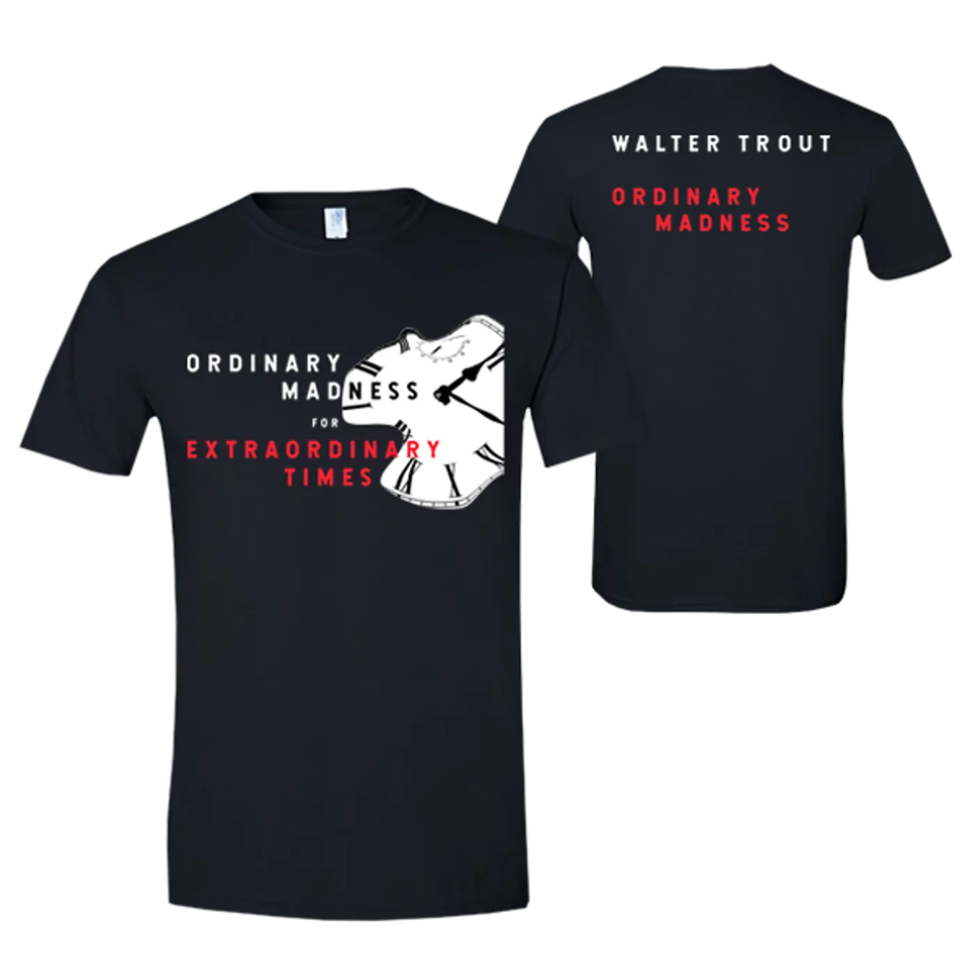 Walter Trout - Ordinary Madness Black T-Shirt