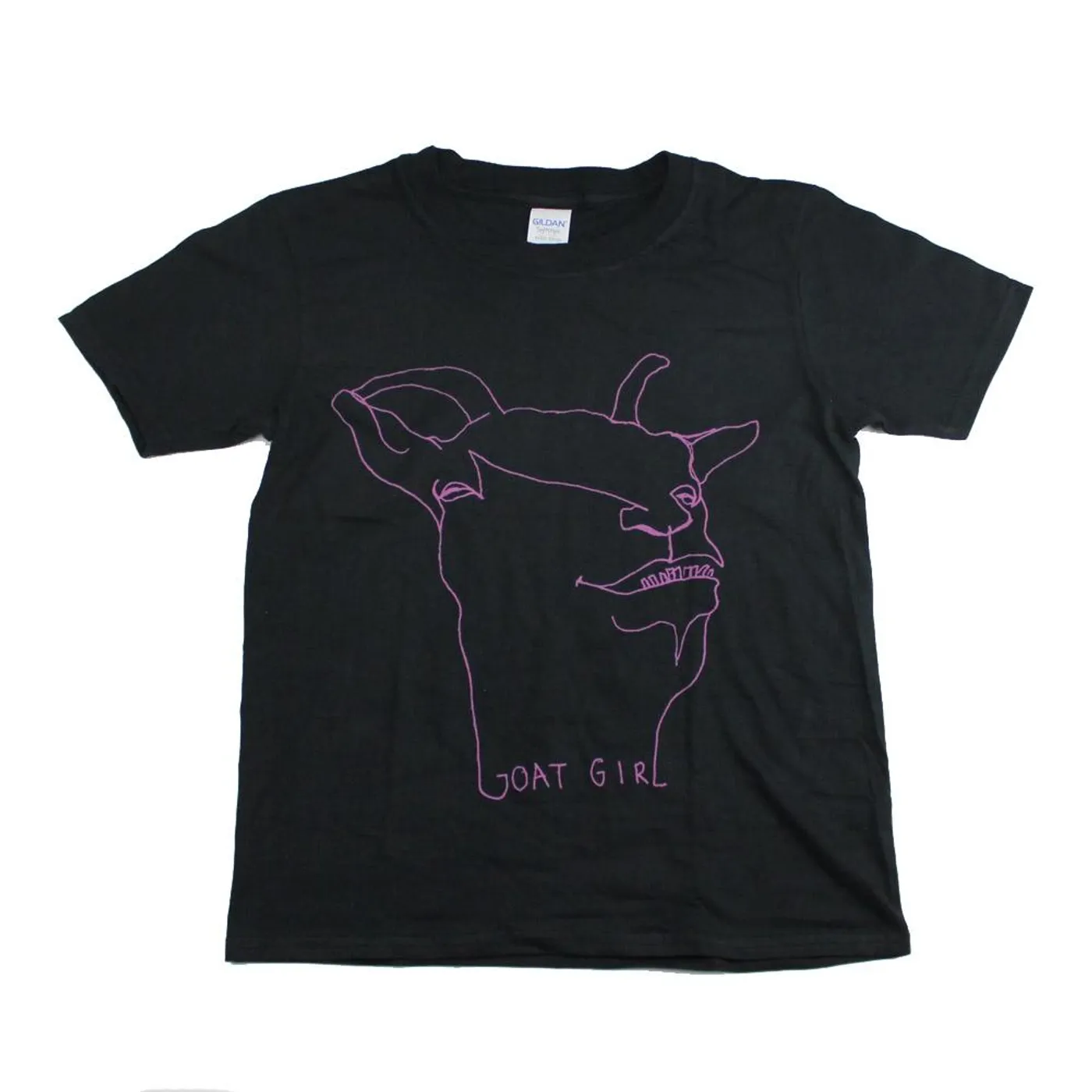 BLACK/PURPLE GOAT GIRL T-SHIRT