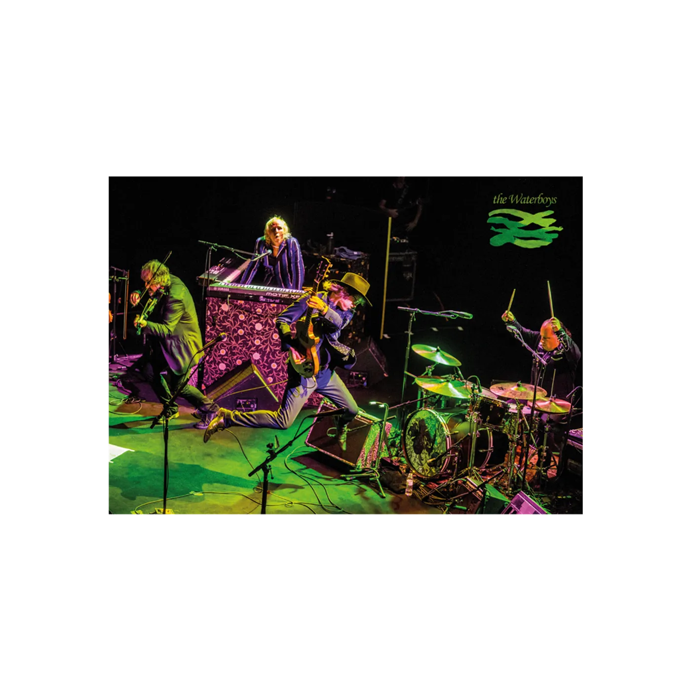 THE WATERBOYS LIVE BARCELONA A2 POSTER