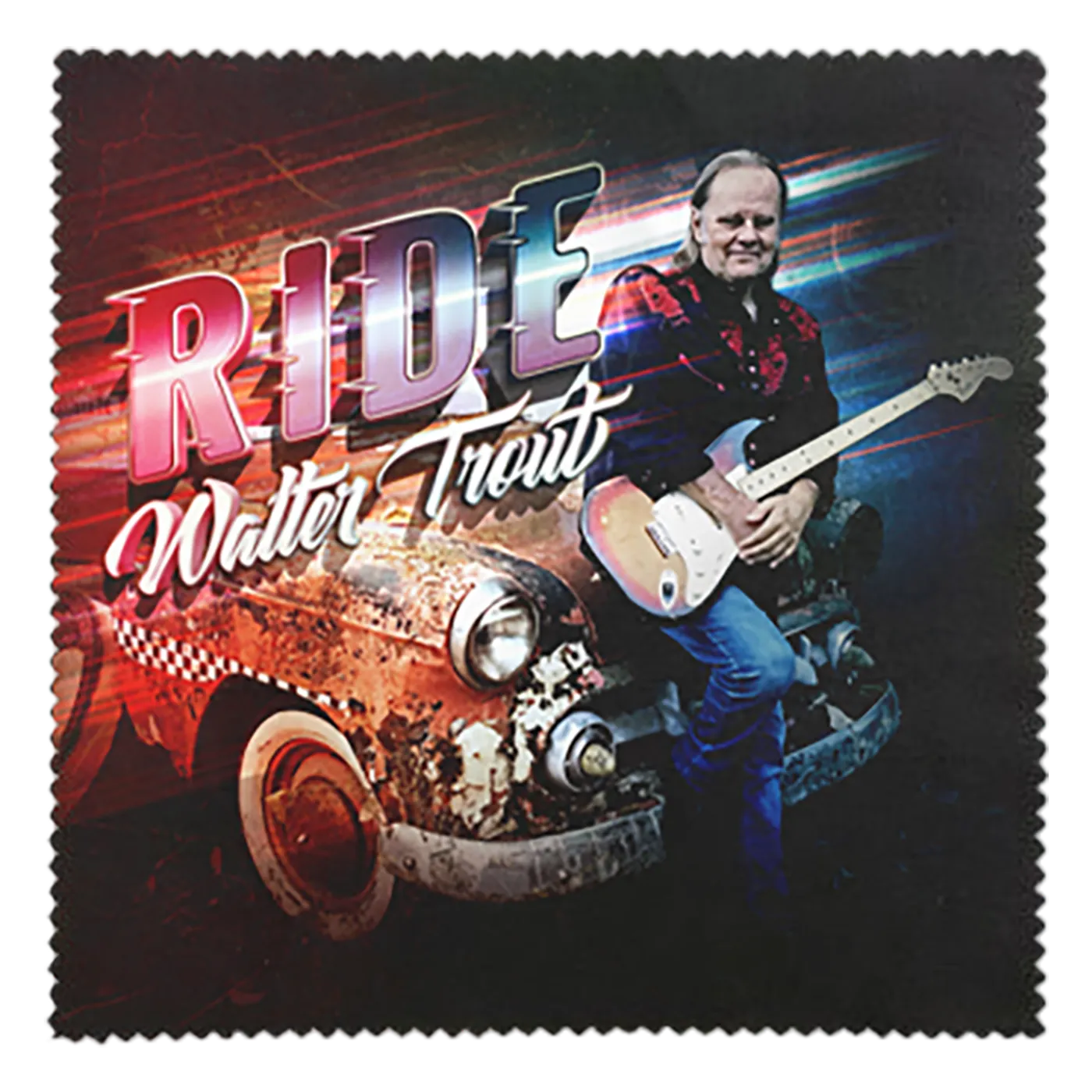 Walter Trout Ride Glasses Cleaning Cloth