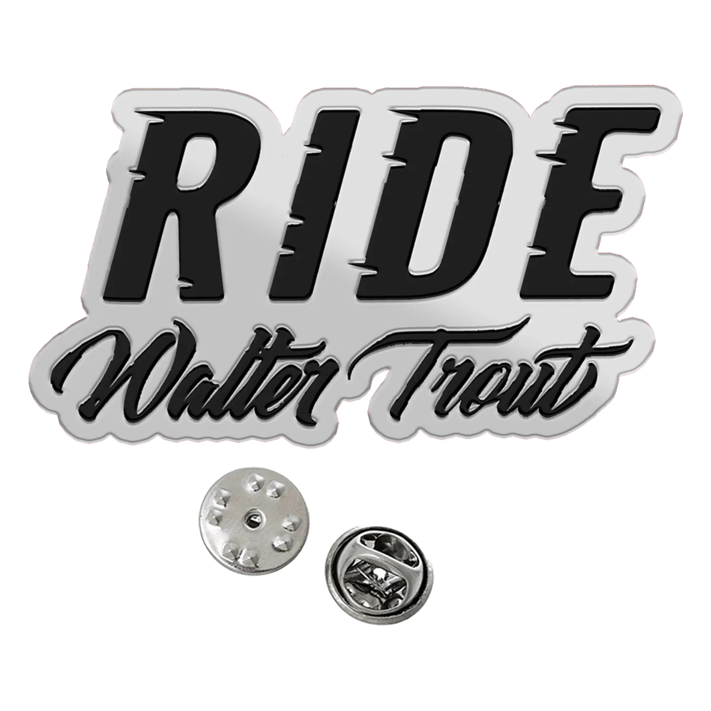 Walter Trout Ride Enamel Pin