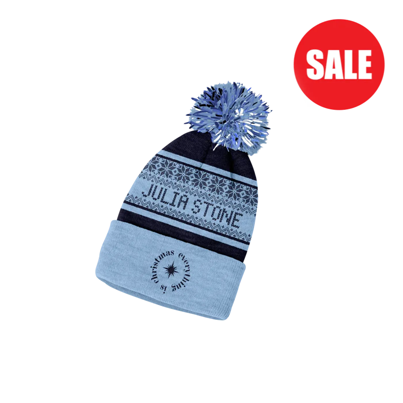 Julia Stone EVERYTHING IS CHRISTMAS BOBBLE HAT