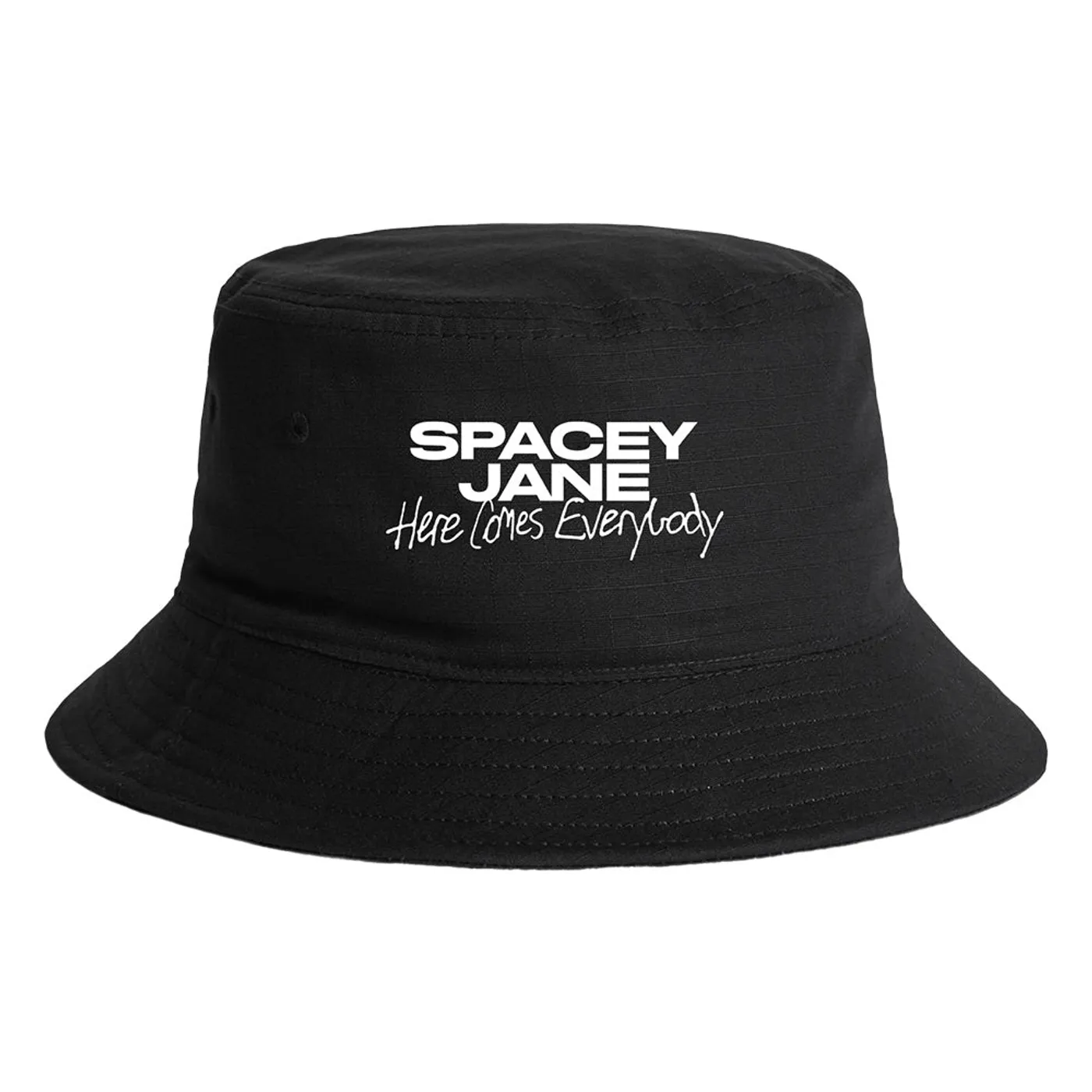 Spacey Jane HERE COMES EVERYBODY BLACK BUCKET HAT
