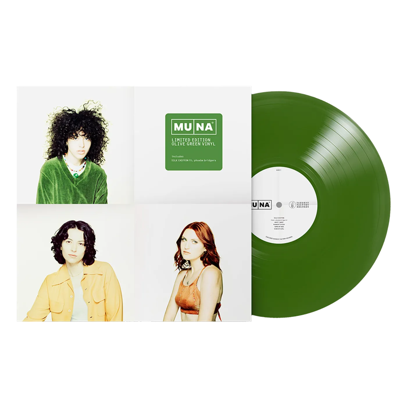 MUNA Muna Olive Green Vinyl LP