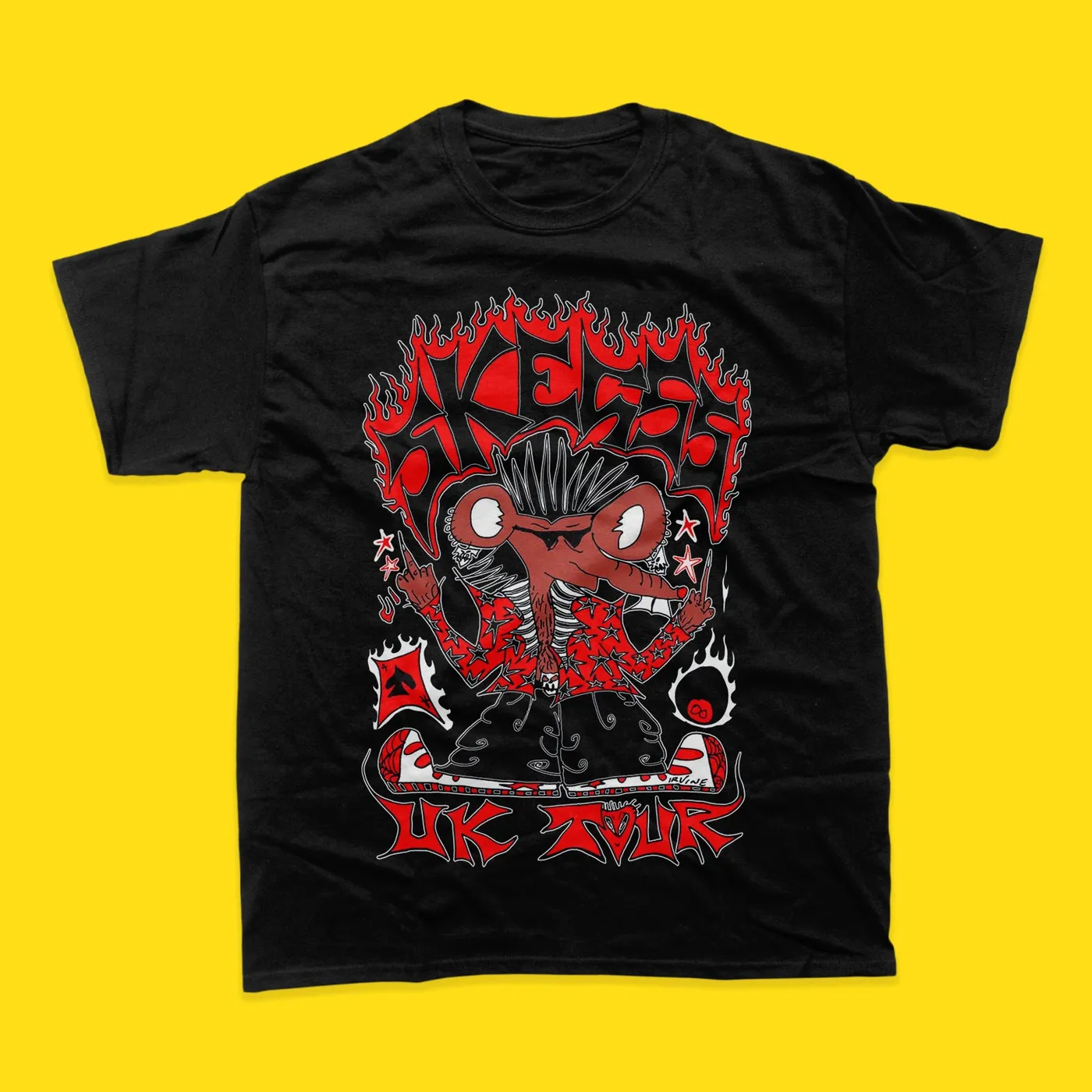 SKEGSS: RAT TOUR TEE (BLACK)