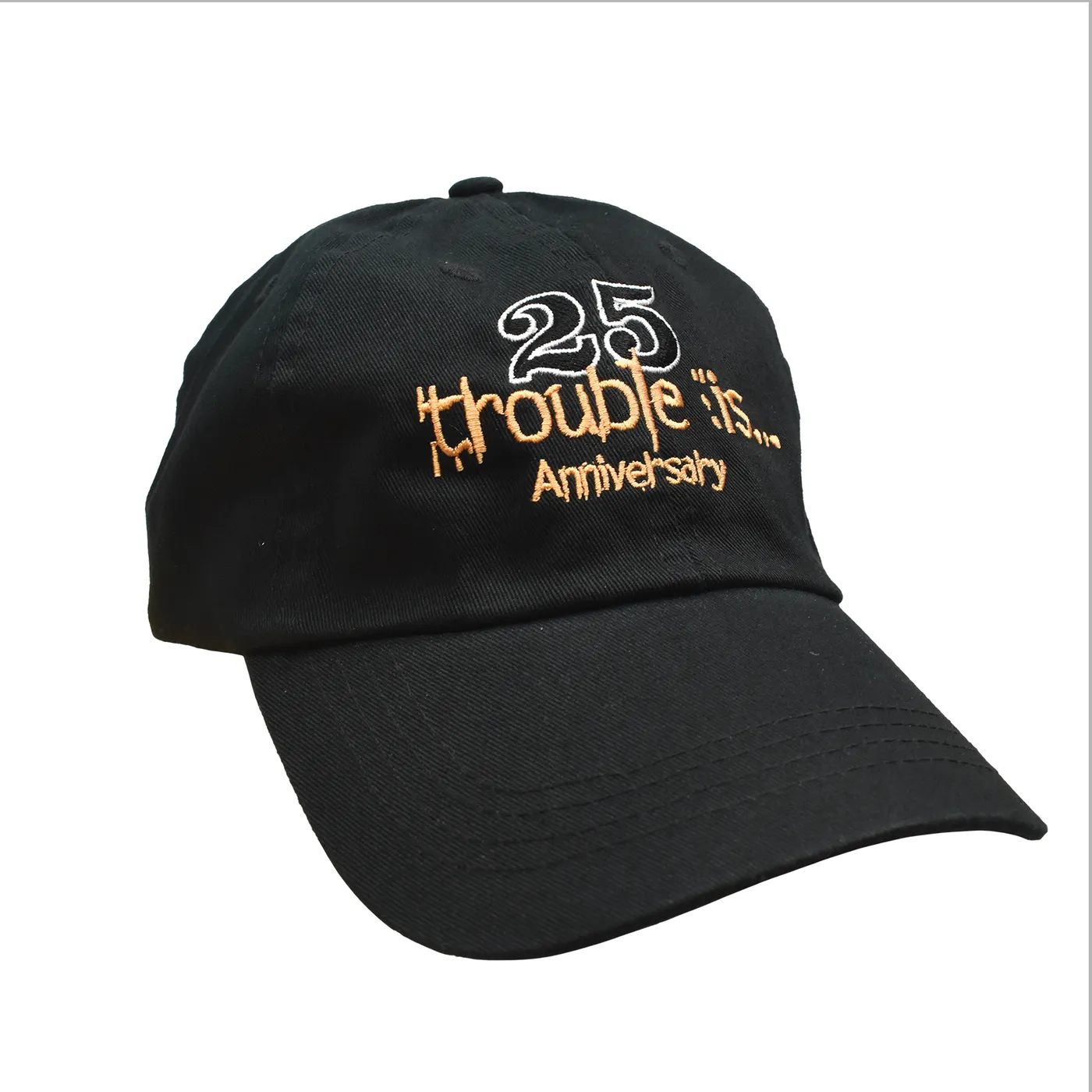 Kenny Wayne Shepherd 25 TROUBLE IS ANNIVERSARY BLACK CAP