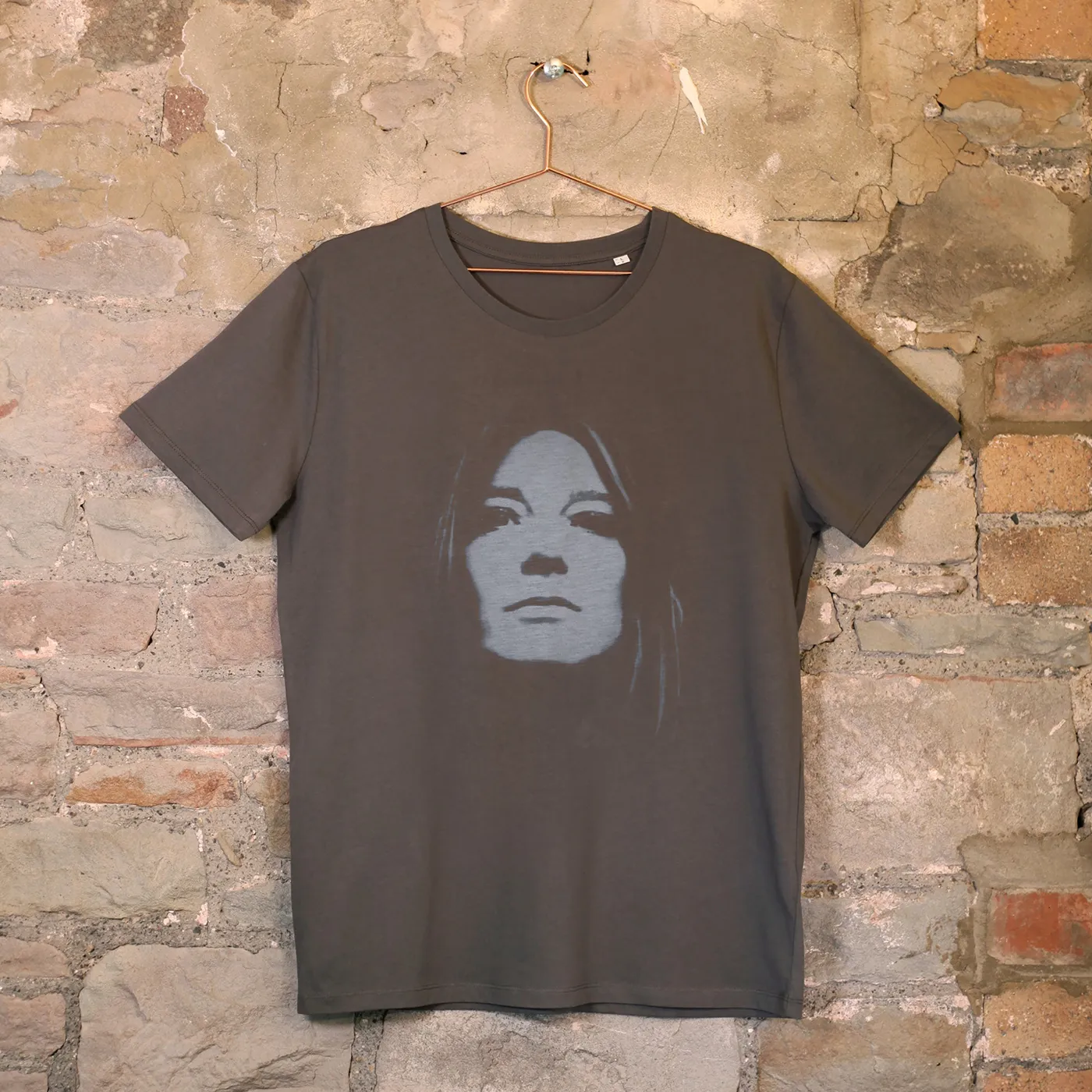 Beth Gibbons Ghosted Crew Neck Grey T-shirt