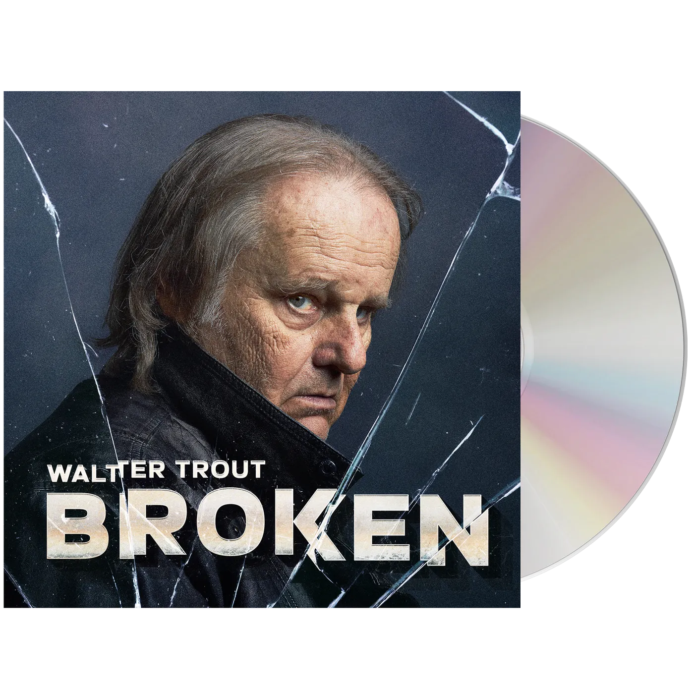 Walter Trout Broken (CD) + Signed Print
