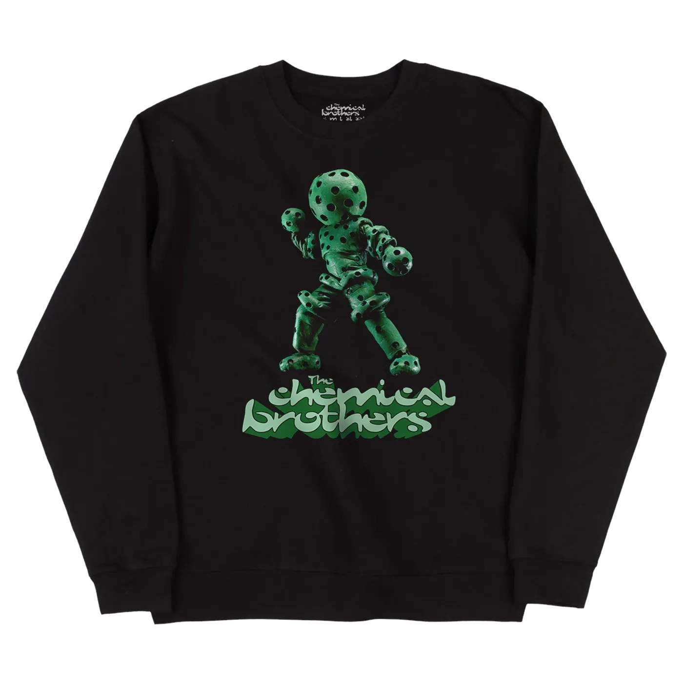 The Chemical Brothers THE GREEN GLOBULE (緑色液球体) BLACK SWEATSHIRT