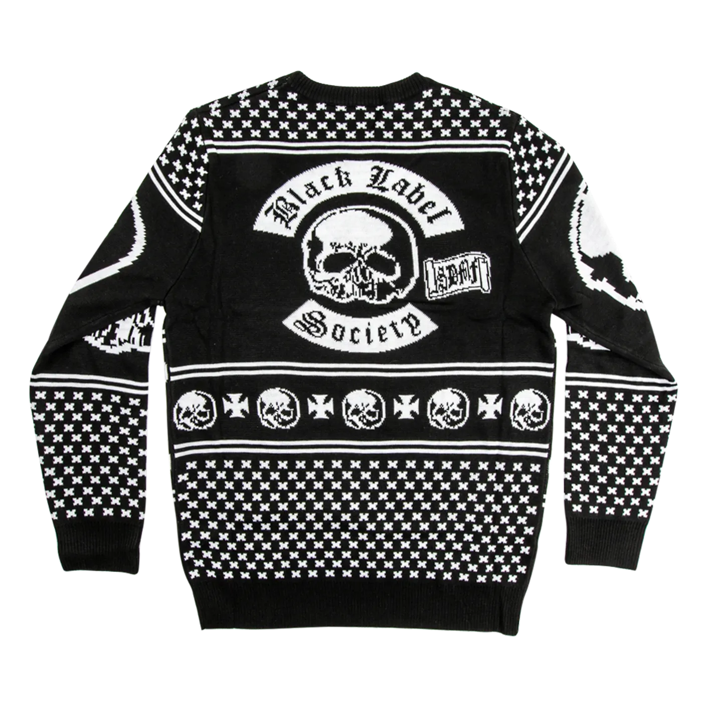 Black Label Society Jacquard Skully Sweater