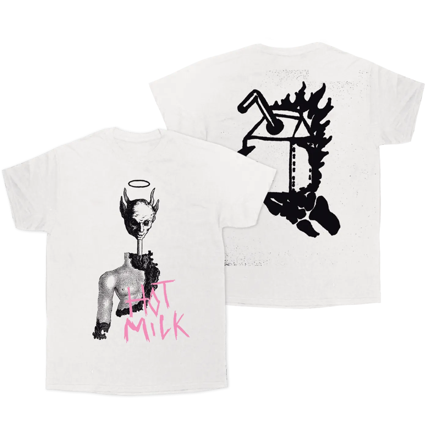 Hot Milk DEVIL TEE WHITE