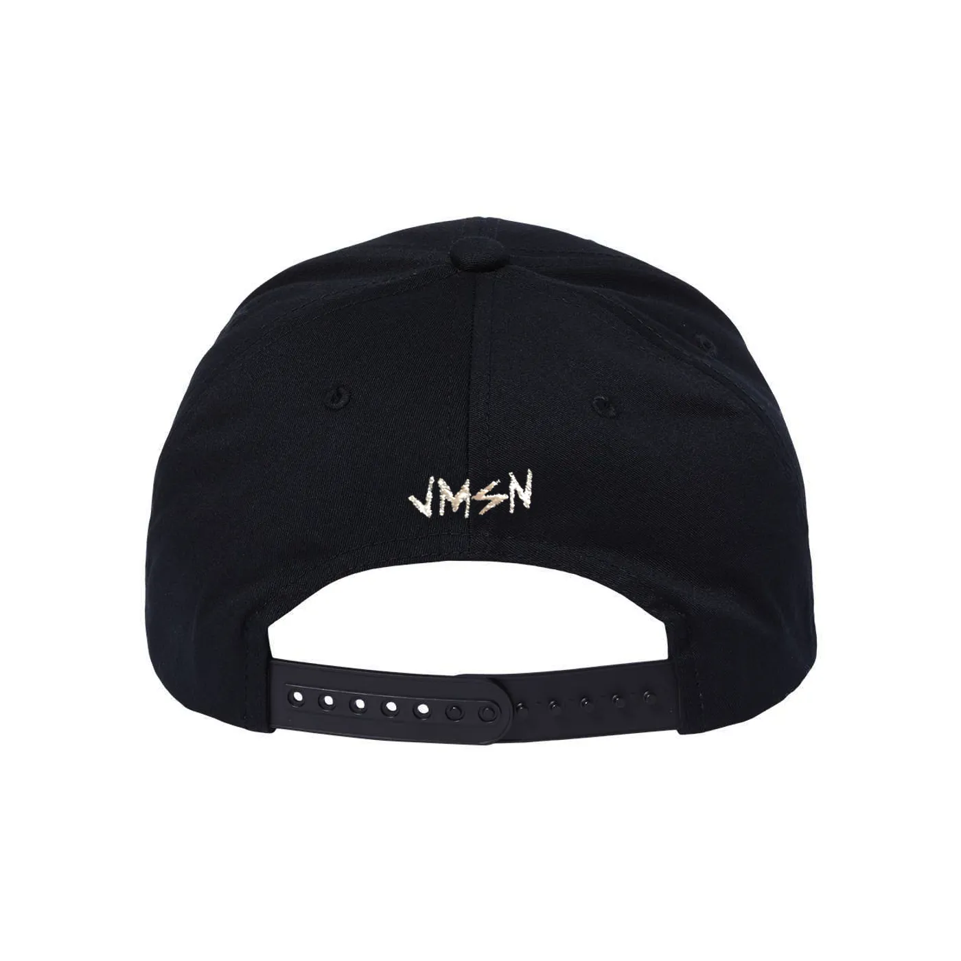 JMSN Black 'Soft Spot' Classic Snapback Cap
