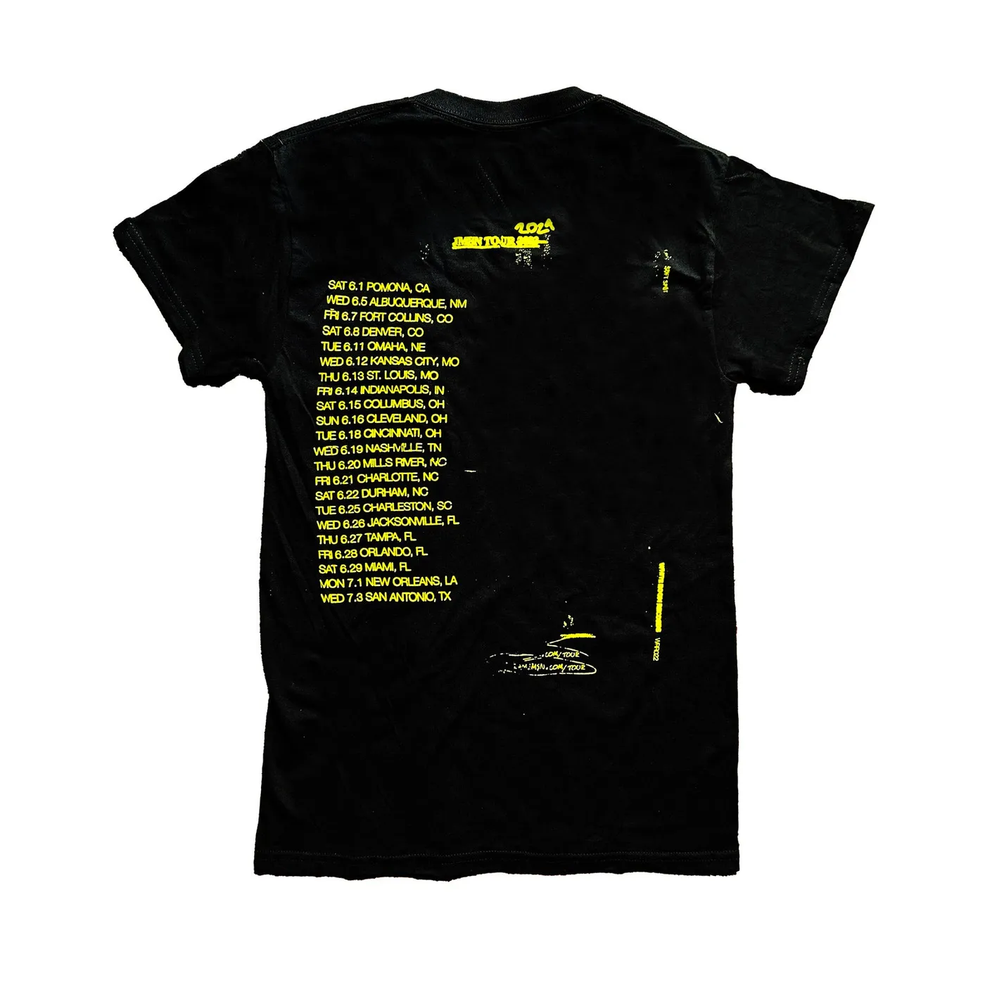 JMSN Soft Spot - US Tour Shirt Pt. II (Double Sided)