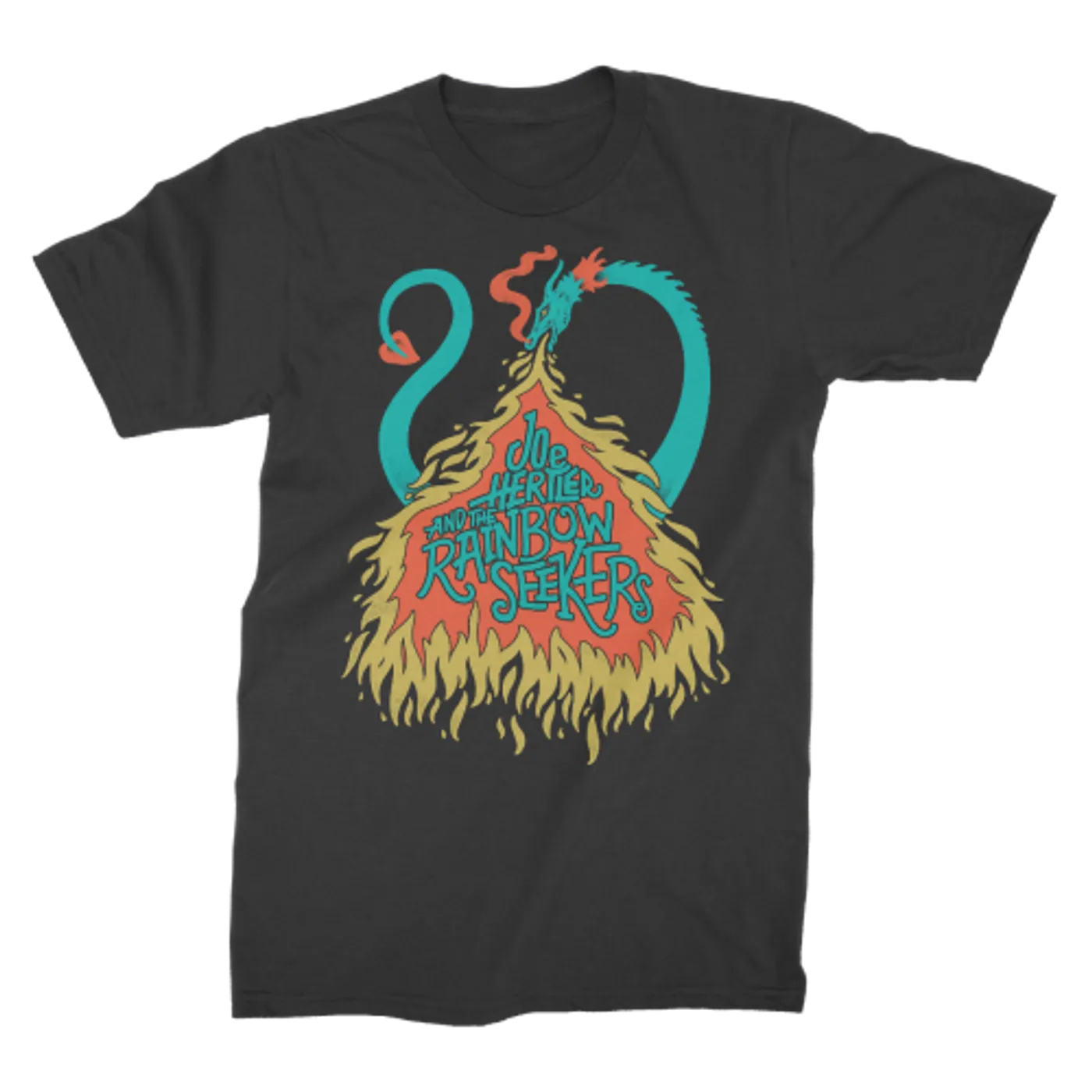 Joe Hertler & The Rainbow Seekers Fire Breathing Dragon Tee