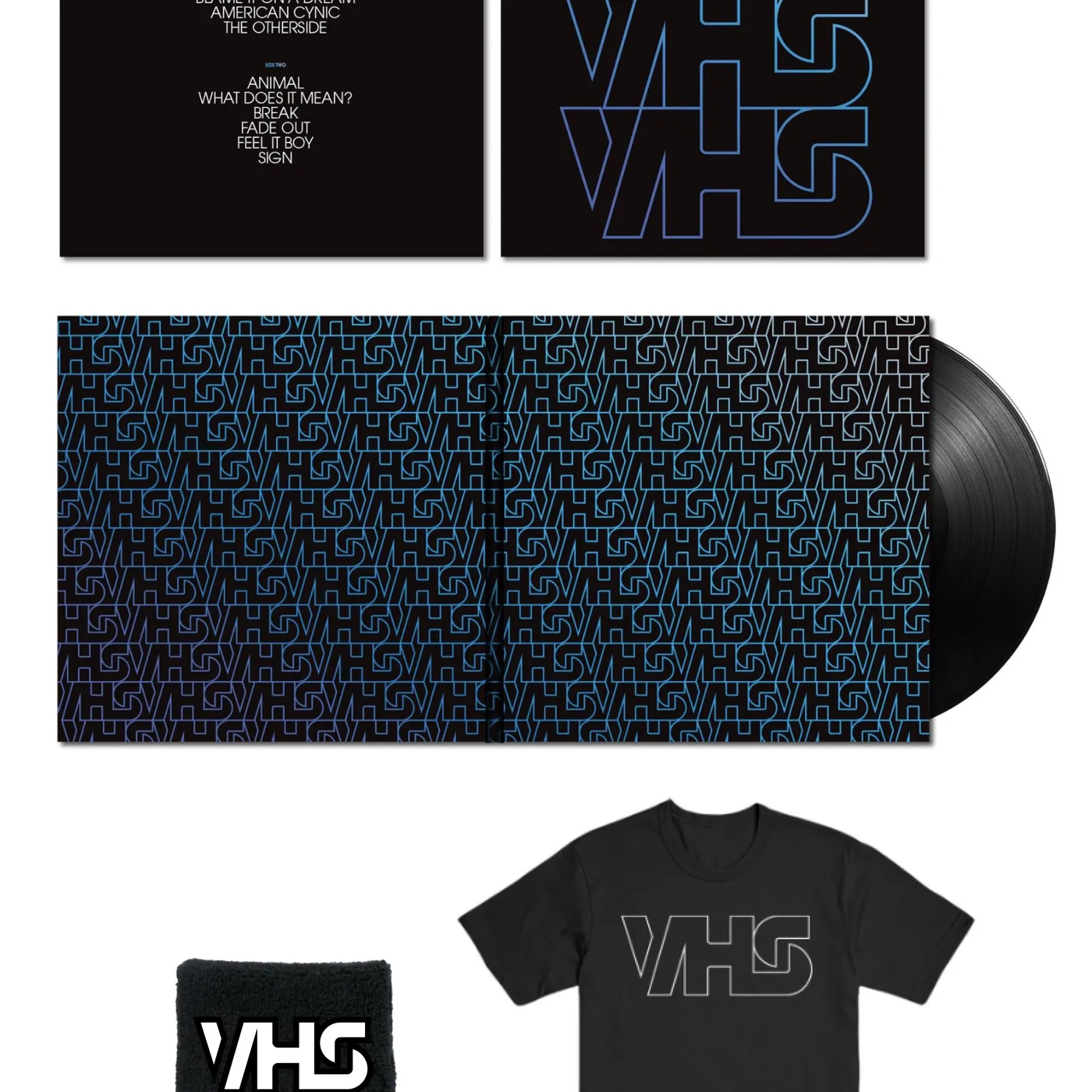 VHS Collection Retrofuturism Vinyl + T-Shirt + Wristband + Digital Download Bundle