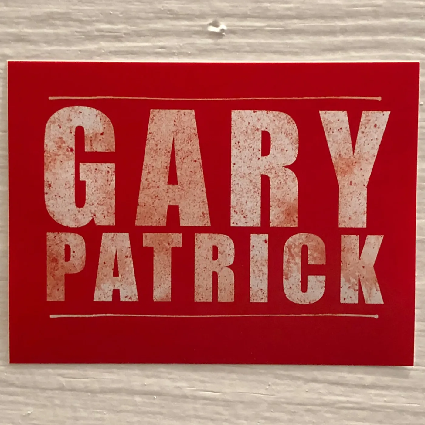 Gary Patrick - Logo Sticker
