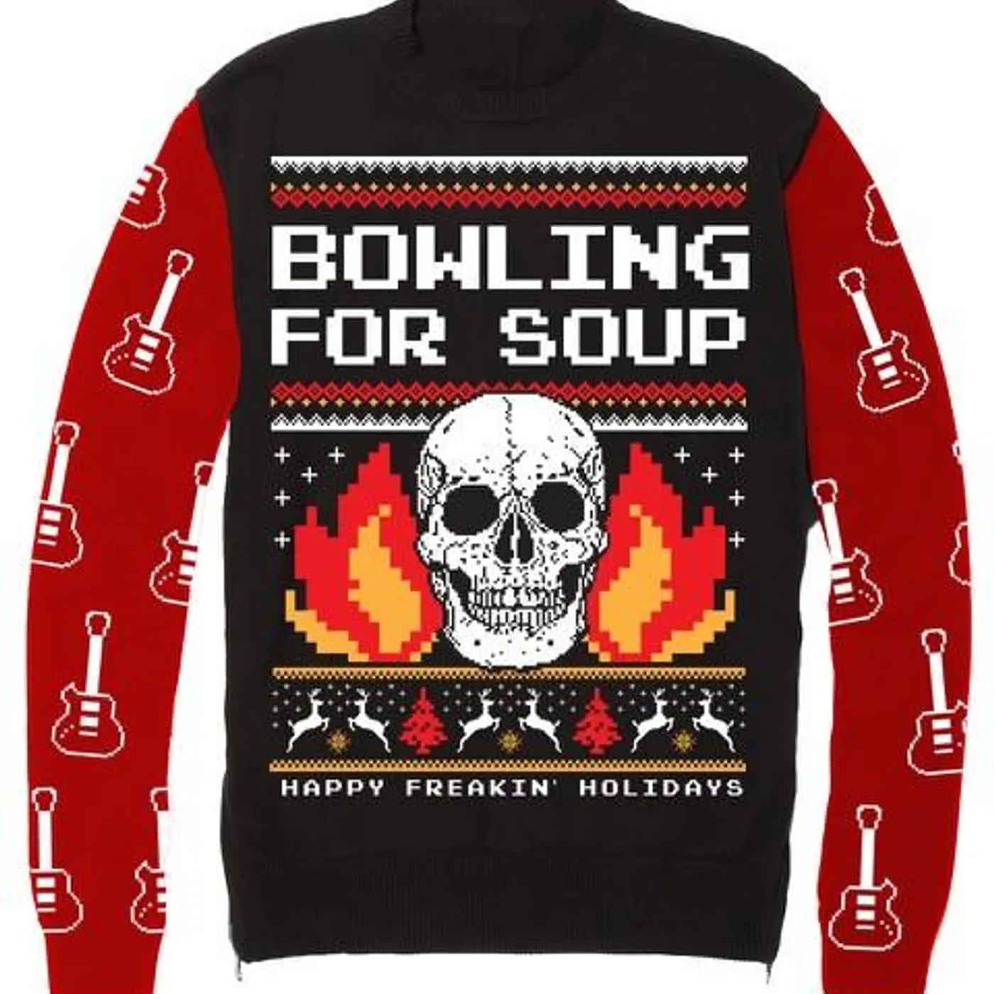 Bowling For Soup - Happy Freakin' Holidays Ugly Christmas Sweater (Small Only)