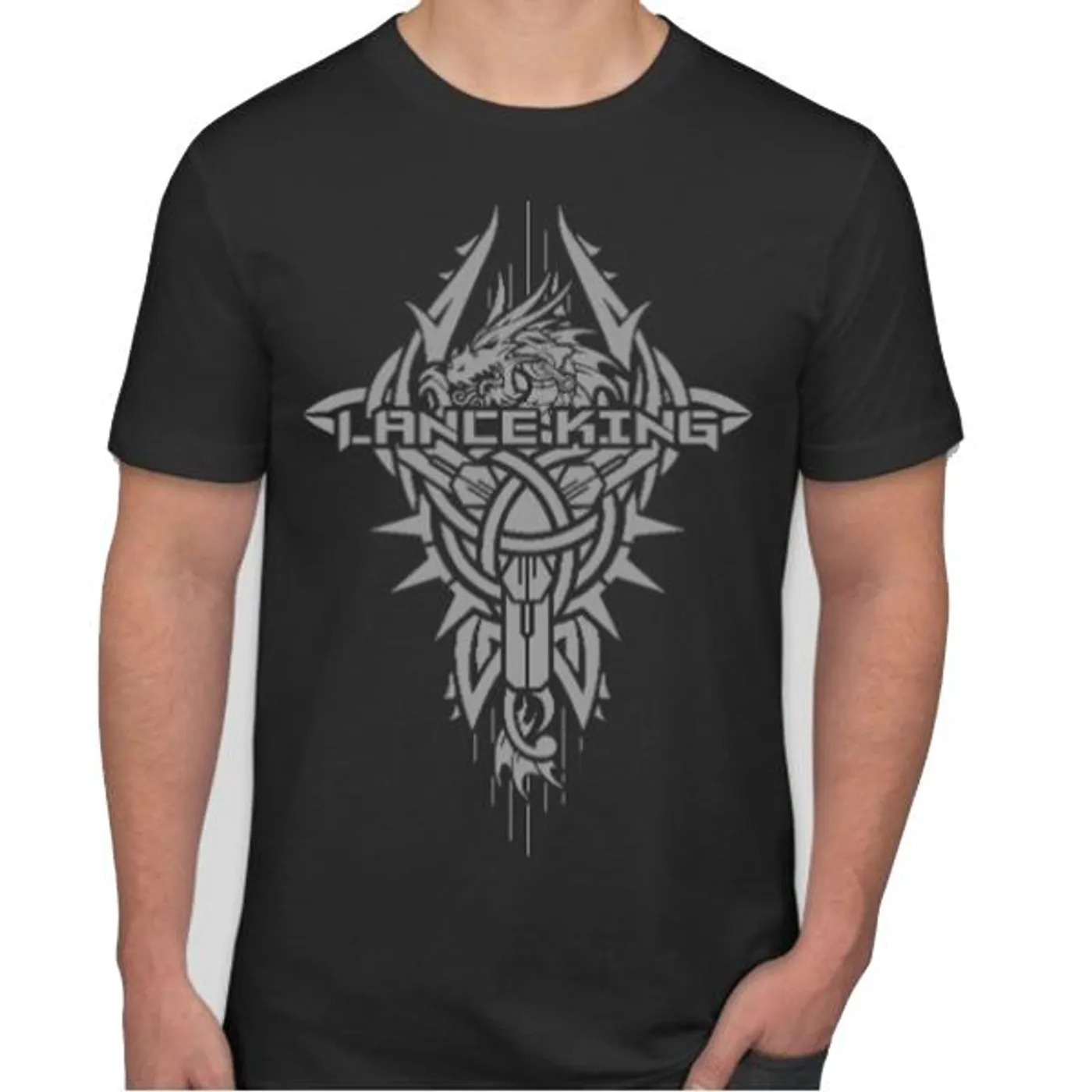 Lance King - Vintage Black T-Shirt