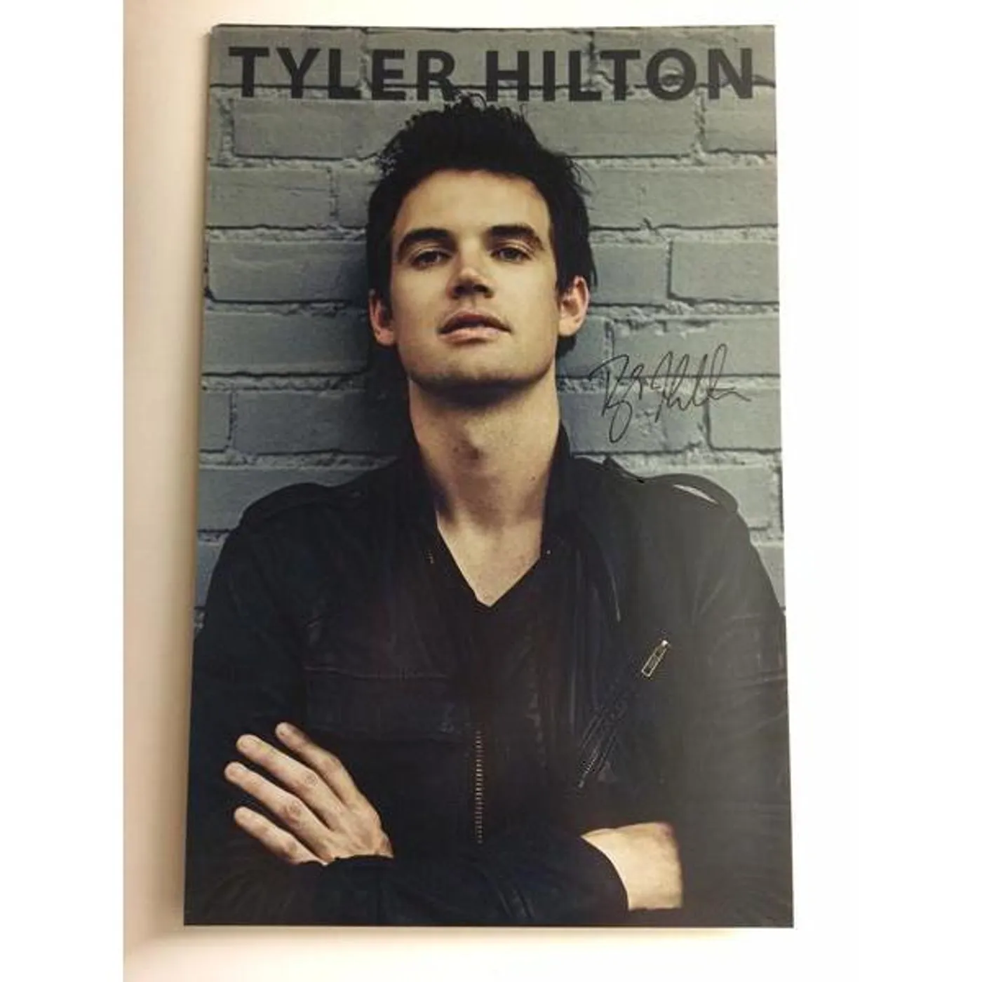 Tyler Hilton - Signed Grey Brick Tour Poster