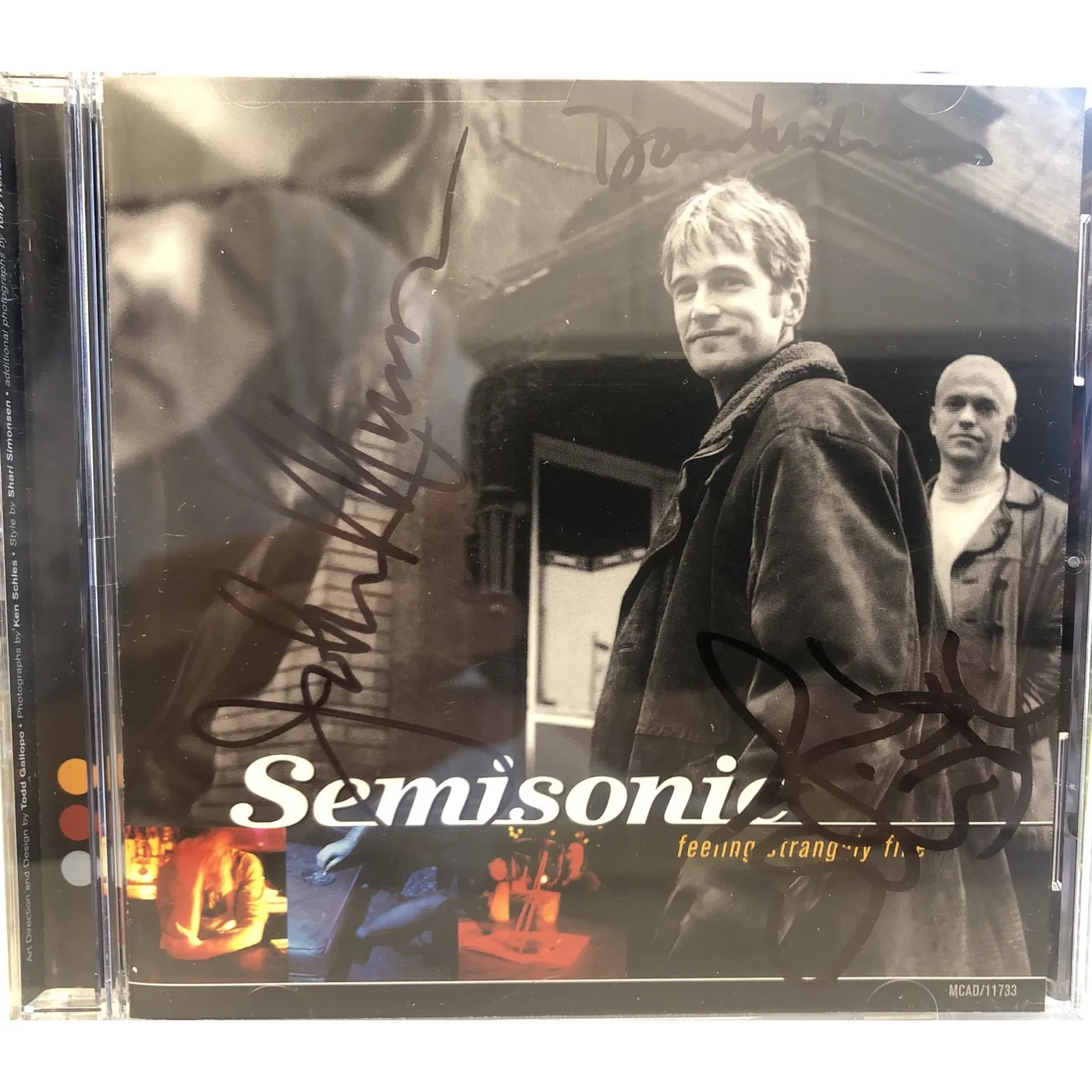 Semisonic - Feeling Strangely Fine Original Run Signed CD