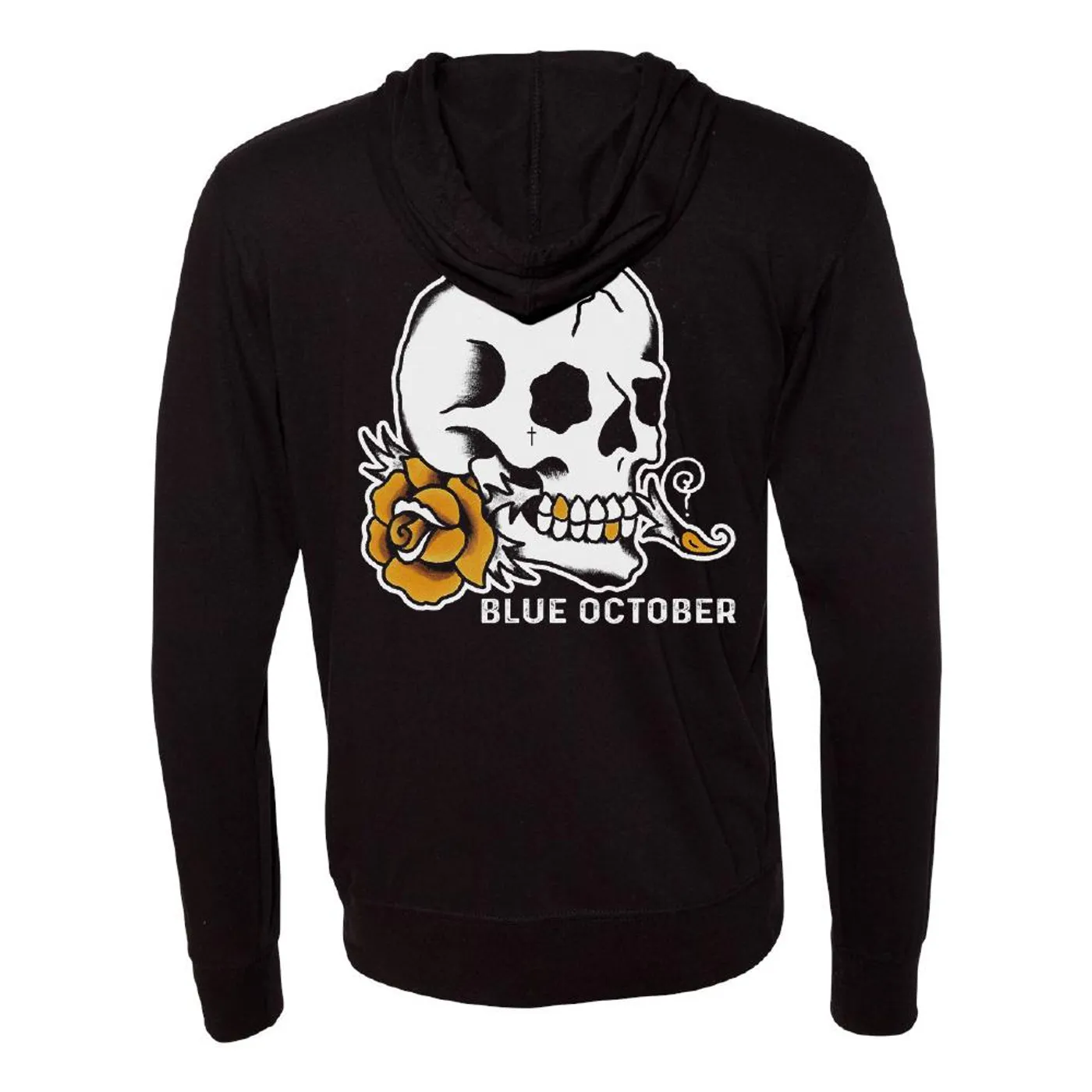 Blue October - Skull Rose Lightweight Hoodie