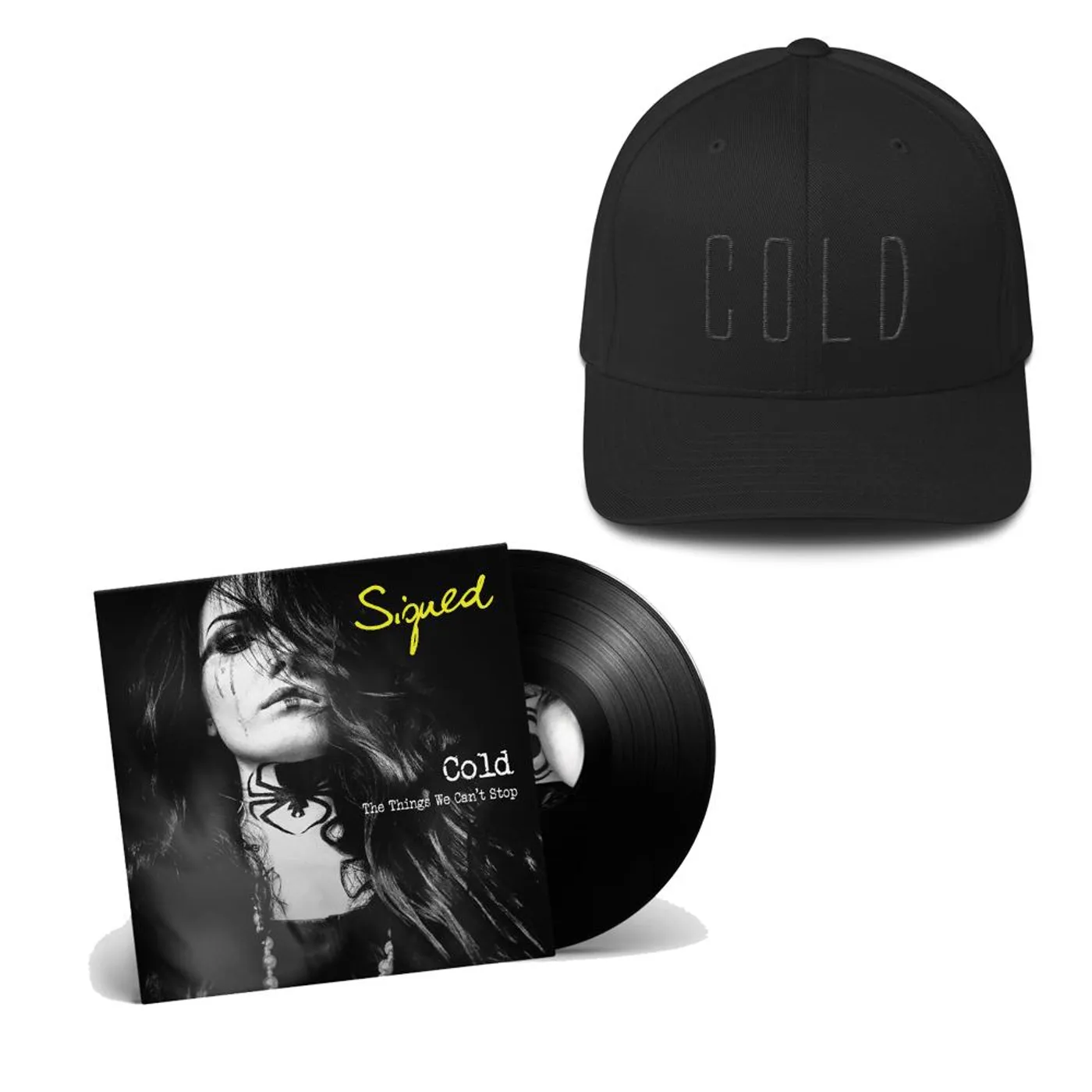 Cold - The Things We Can't Stop SIGNED LP + Hat