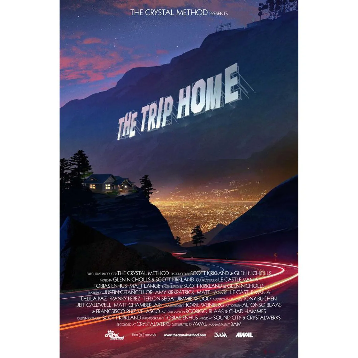 The Crystal Method - Exclusive SIGNED The Trip Home Movie Style Poster
