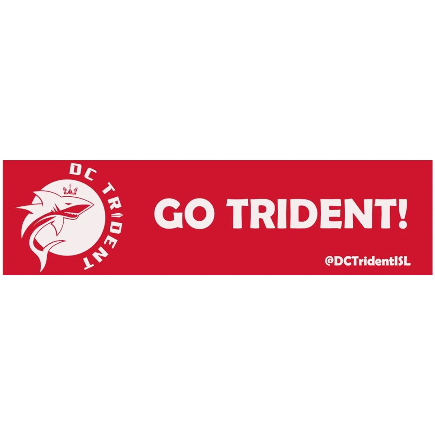 DC Trident - Bumper Sticker