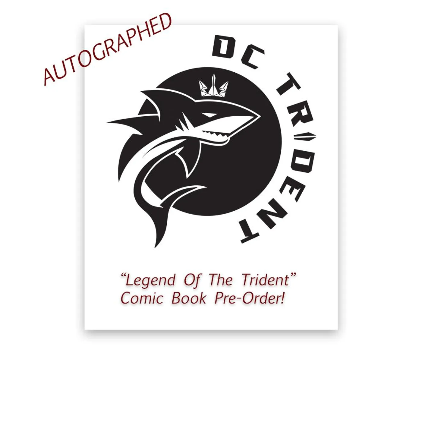 DC Trident Comic Book - Limited Edition Autographed By Team