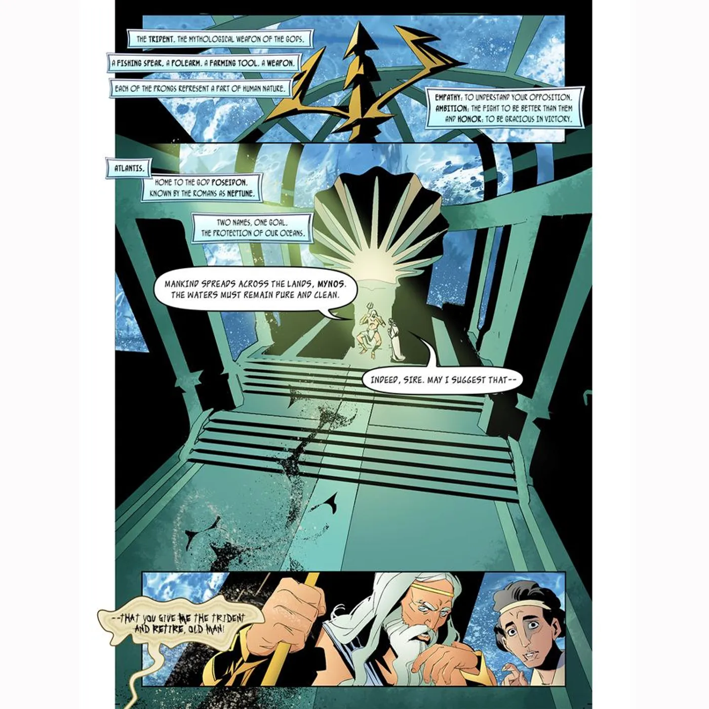 DC Trident Comic Book