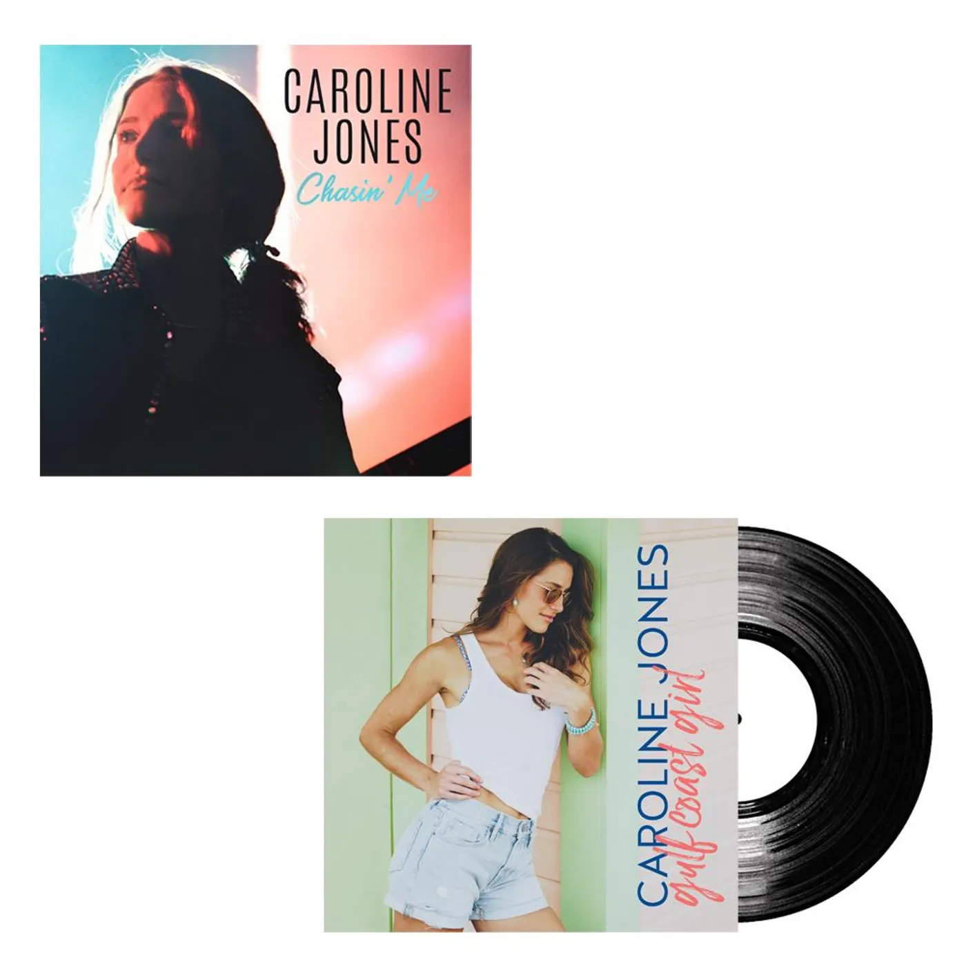 Caroline Jones - Chasin' Me Digital Download + "Gulf Coast Girl" Vinyl Single